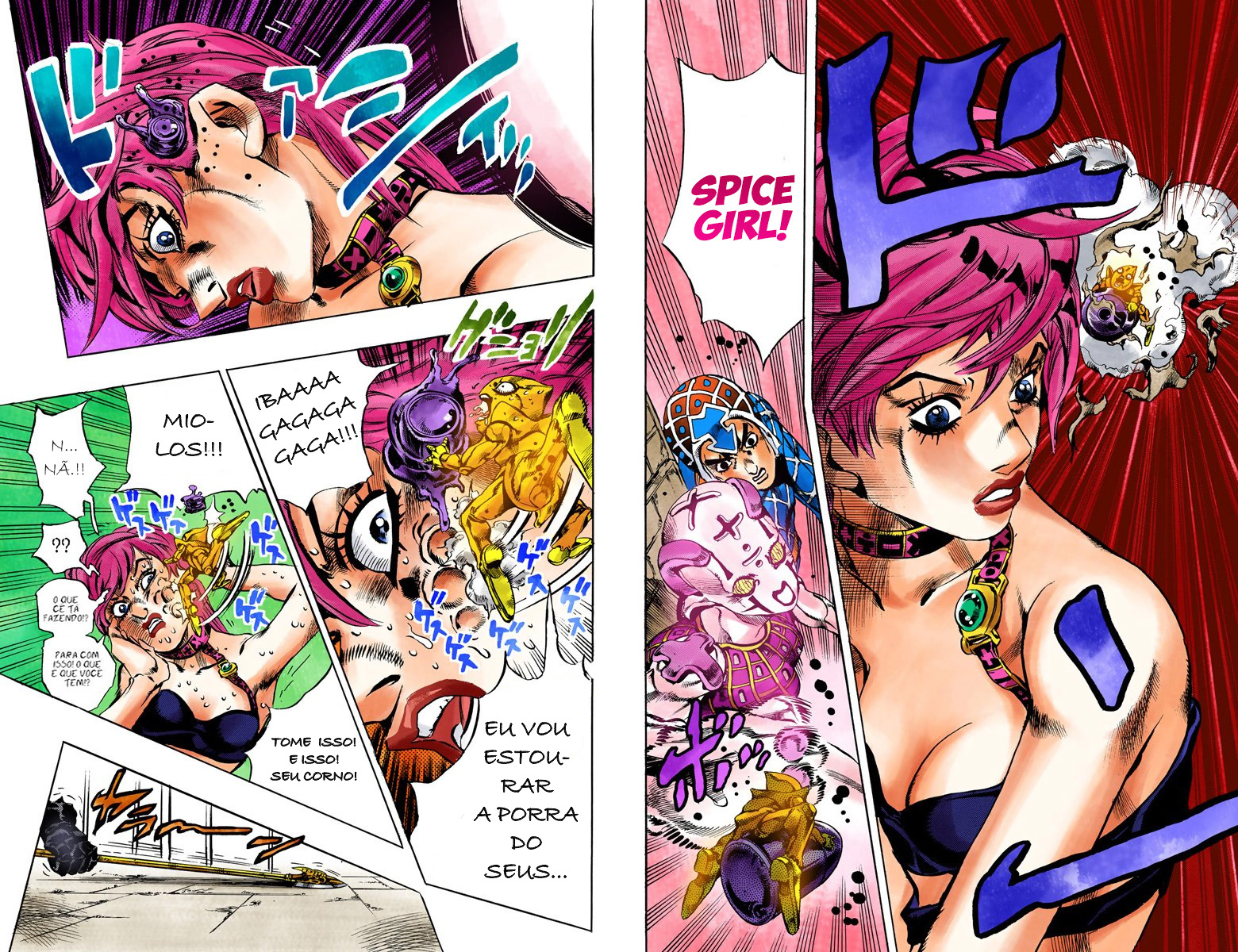 JoJo's Bizarre Adventure, Part 5: Golden Wind - Digital Colored Comics Capítulo 136 Página 8
