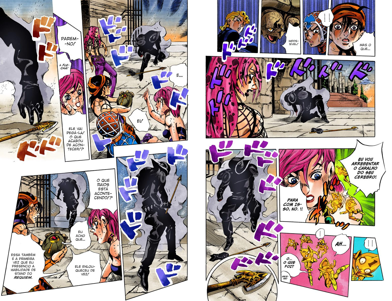 JoJo's Bizarre Adventure, Part 5: Golden Wind - Digital Colored Comics Capítulo 136 Página 9