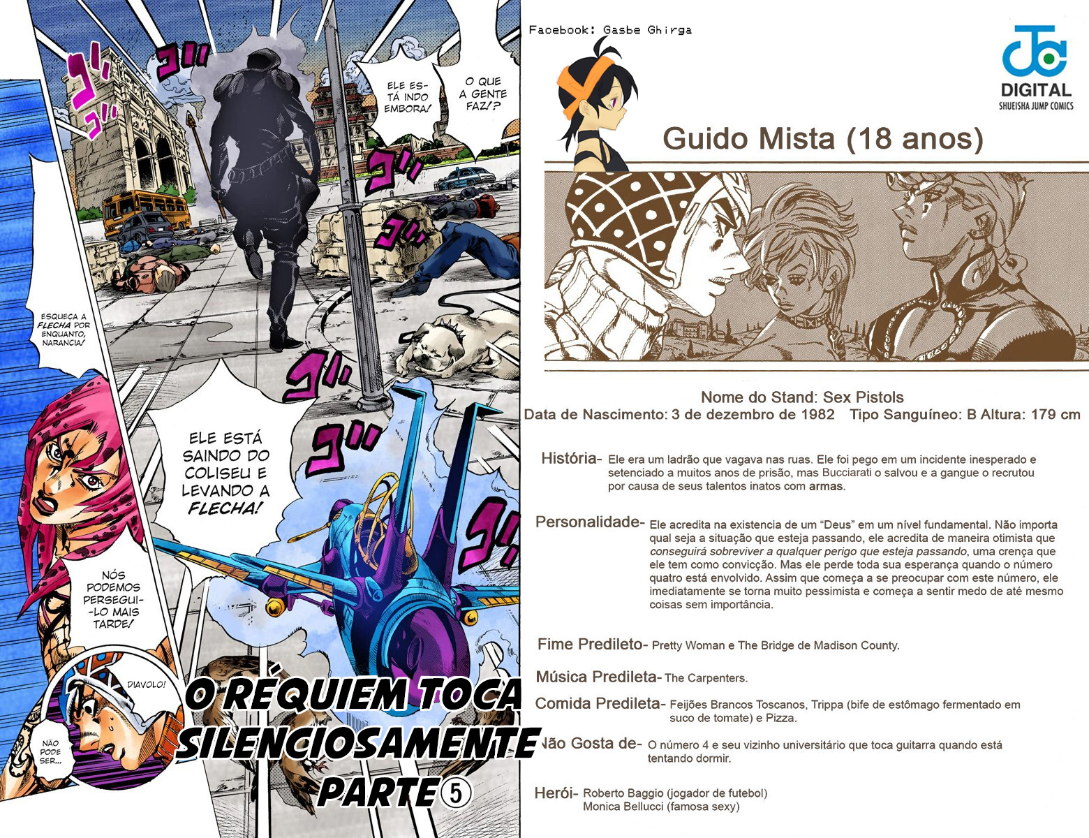 JoJo's Bizarre Adventure, Part 5: Golden Wind - Digital Colored Comics Capítulo 137 Página 1