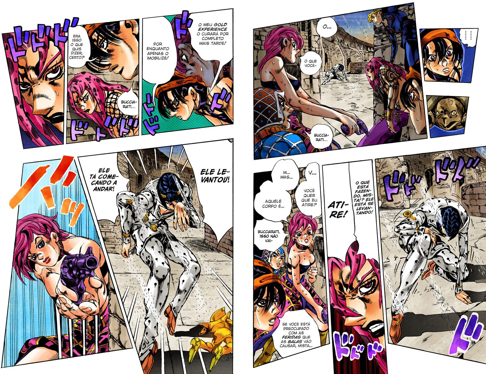 JoJo's Bizarre Adventure, Part 5: Golden Wind - Digital Colored Comics Capítulo 137 Página 3