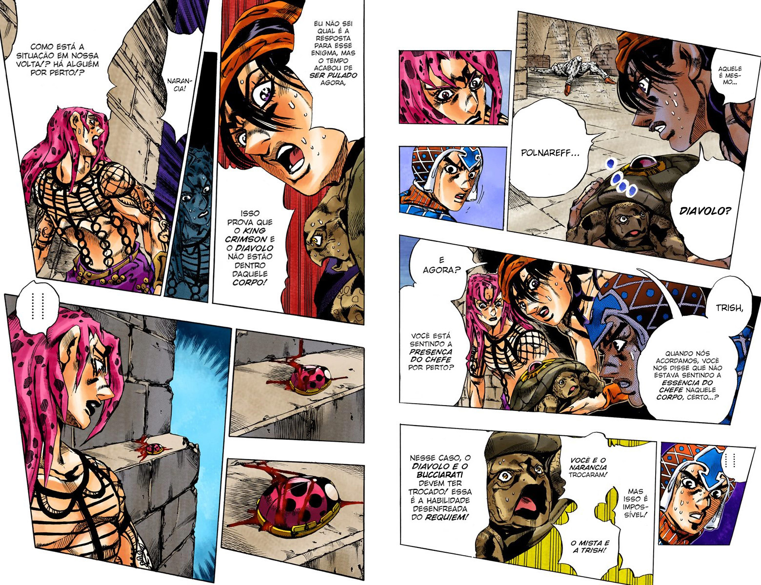 JoJo's Bizarre Adventure, Part 5: Golden Wind - Digital Colored Comics Capítulo 137 Página 7