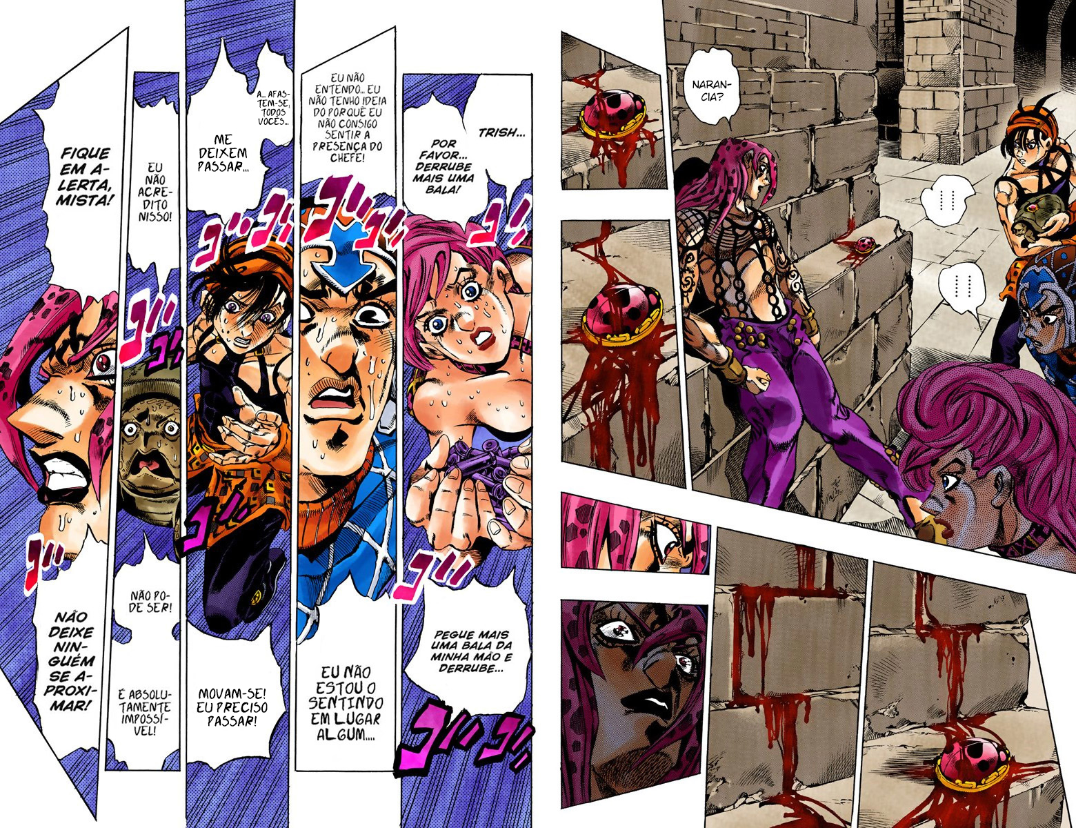 JoJo's Bizarre Adventure, Part 5: Golden Wind - Digital Colored Comics Capítulo 137 Página 8