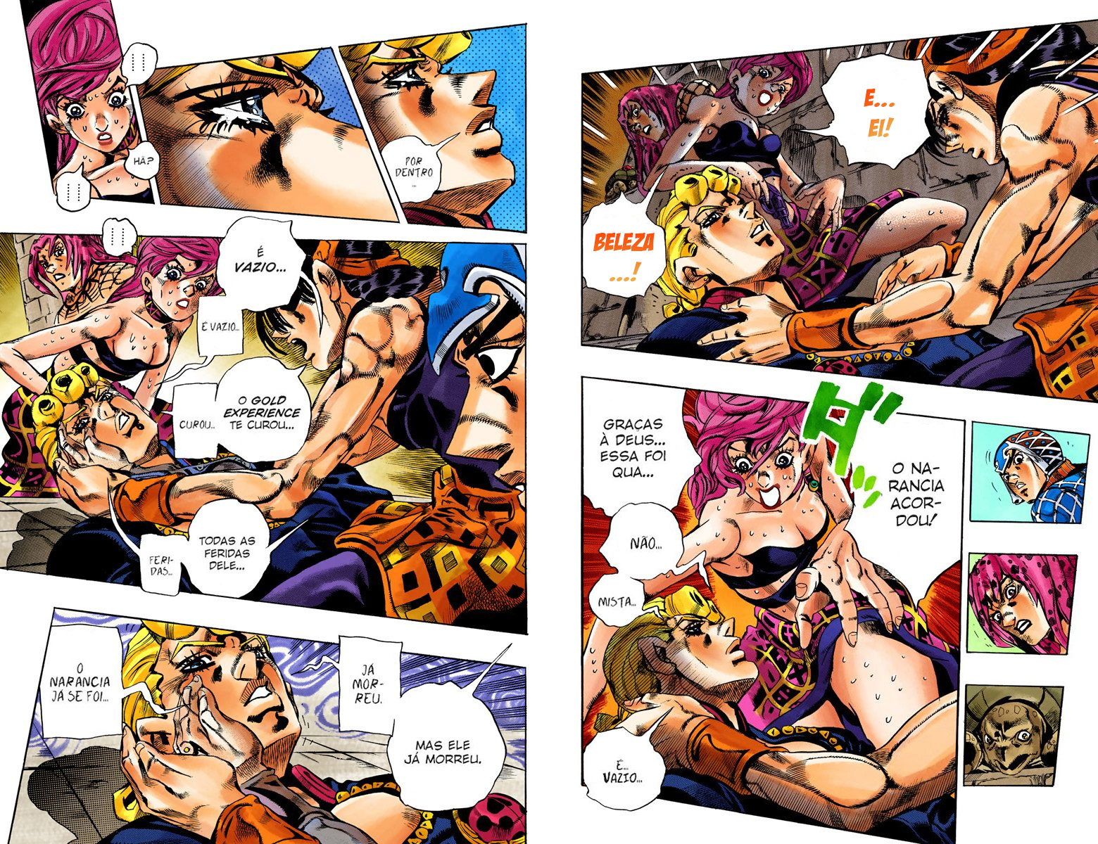 JoJo's Bizarre Adventure, Part 5: Golden Wind - Digital Colored Comics Capítulo 138 Página 3
