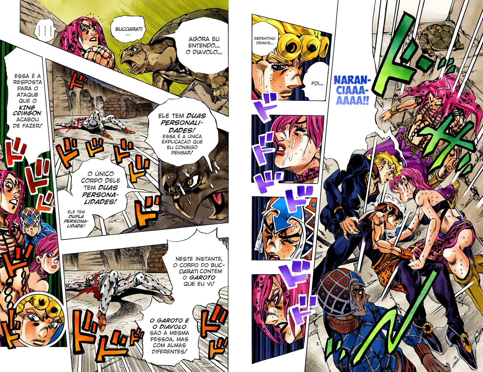 JoJo's Bizarre Adventure, Part 5: Golden Wind - Digital Colored Comics Capítulo 138 Página 5