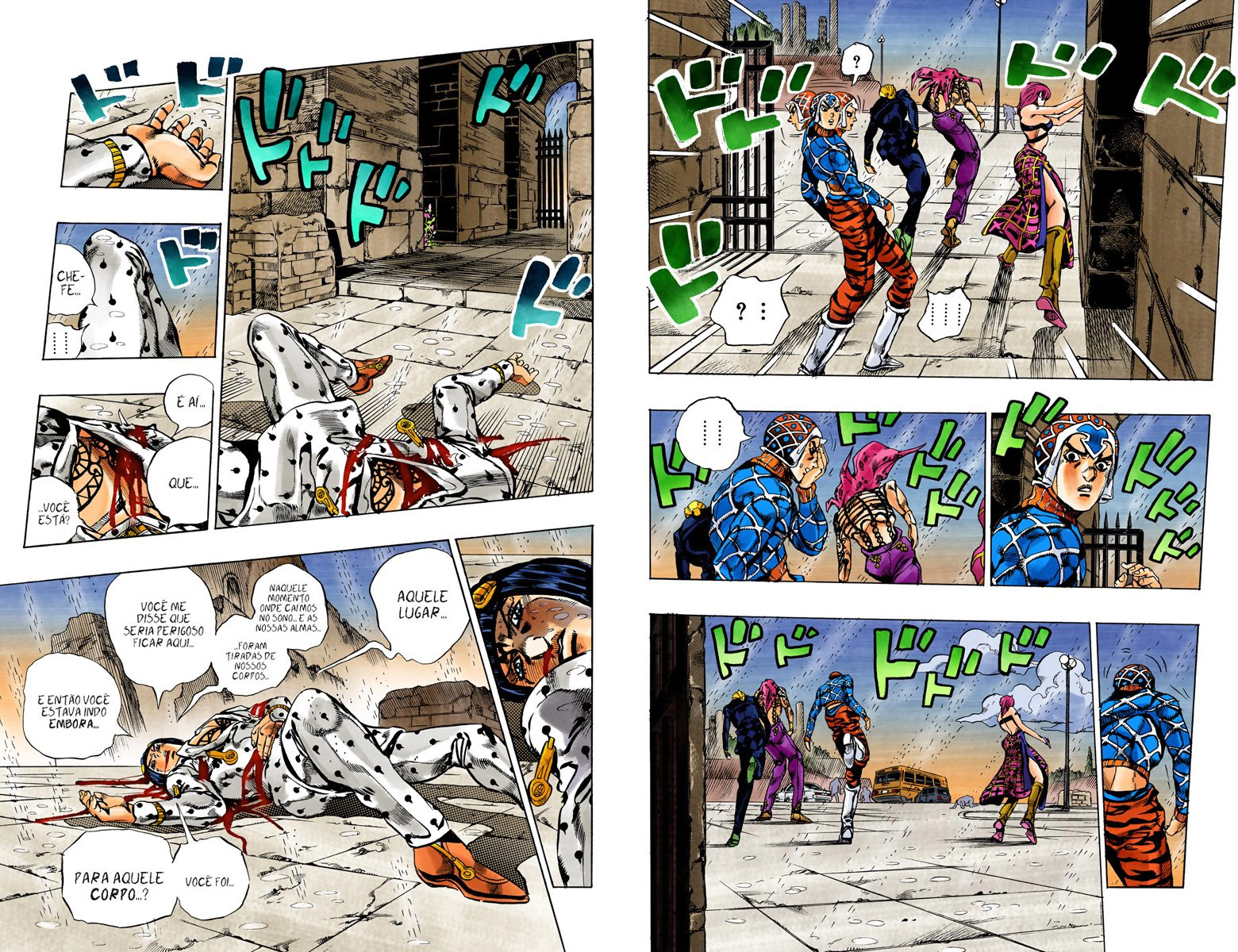 JoJo's Bizarre Adventure, Part 5: Golden Wind - Digital Colored Comics Capítulo 138 Página 9