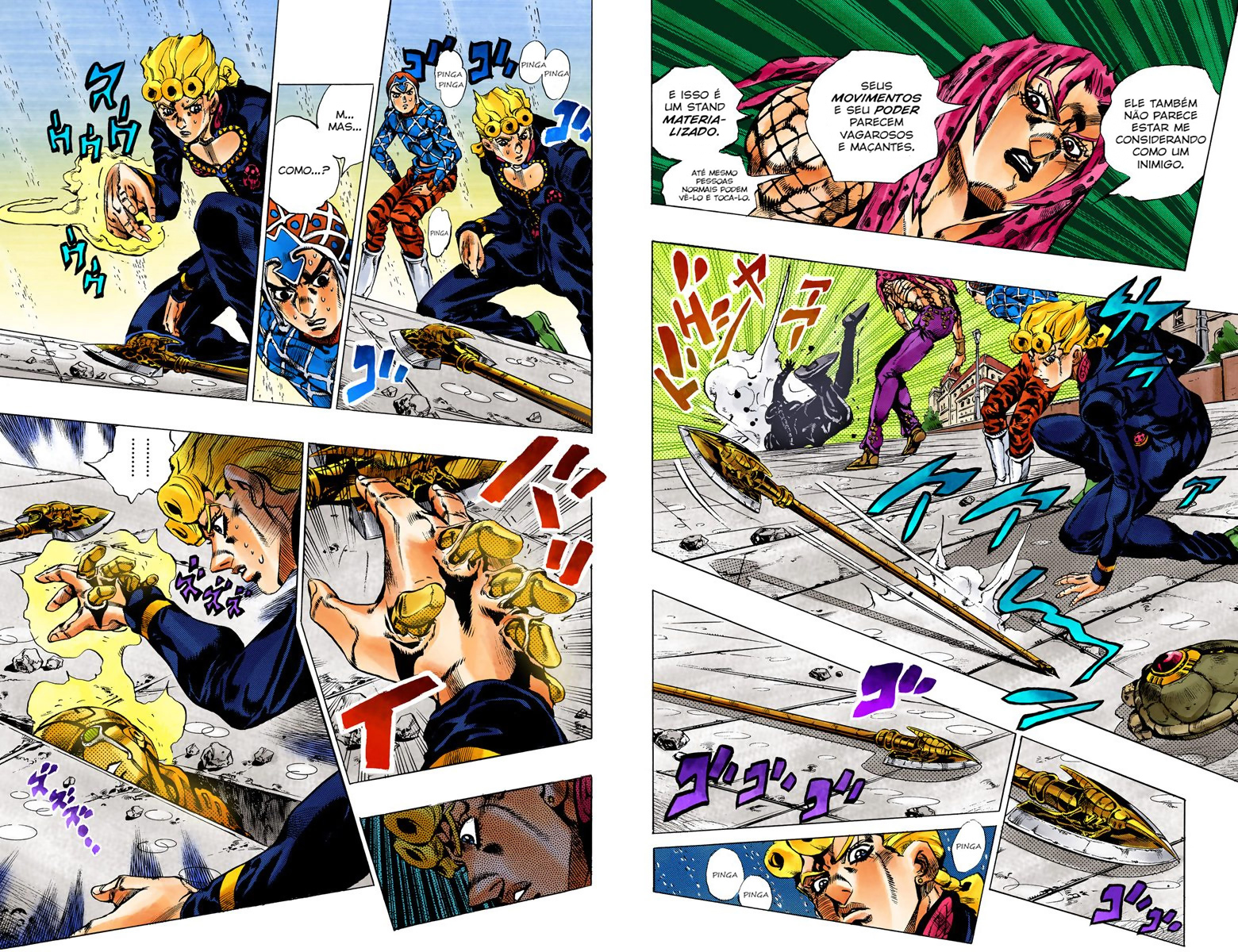 JoJo's Bizarre Adventure, Part 5: Golden Wind - Digital Colored Comics Capítulo 139 Página 6