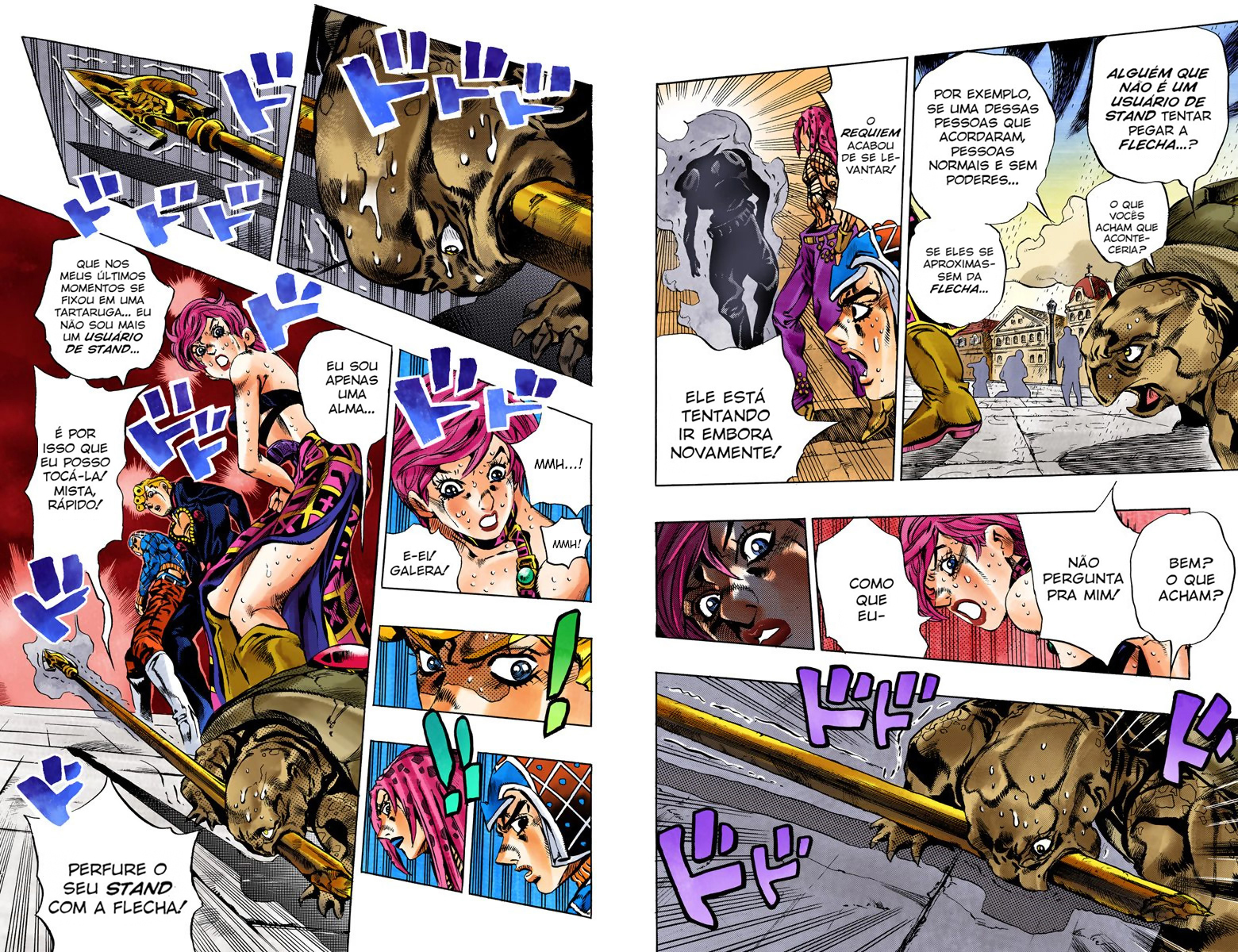 JoJo's Bizarre Adventure, Part 5: Golden Wind - Digital Colored Comics Capítulo 139 Página 8