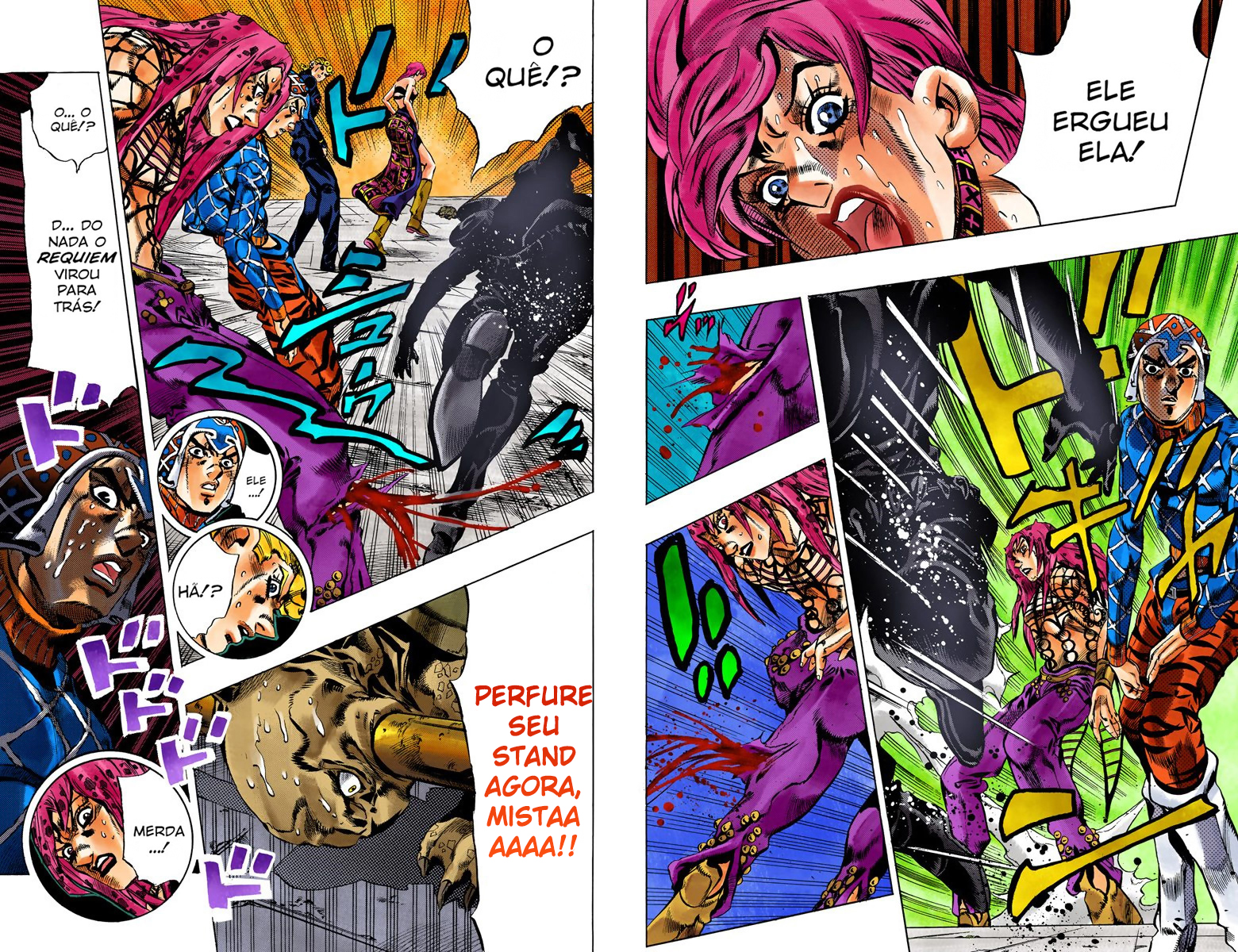JoJo's Bizarre Adventure, Part 5: Golden Wind - Digital Colored Comics Capítulo 139 Página 9