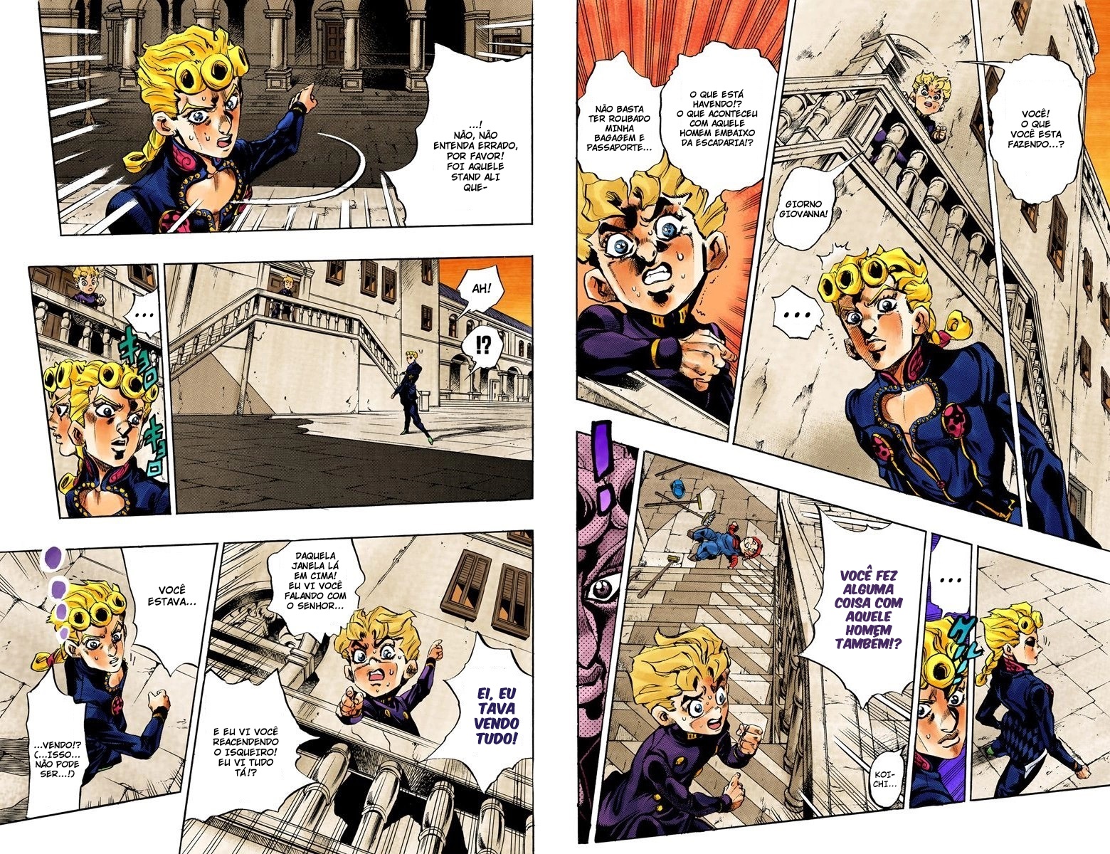JoJo's Bizarre Adventure, Part 5: Golden Wind - Digital Colored Comics Capítulo 14 Página 3