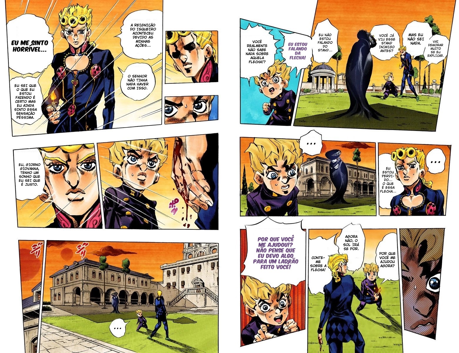 JoJo's Bizarre Adventure, Part 5: Golden Wind - Digital Colored Comics Capítulo 14 Página 8