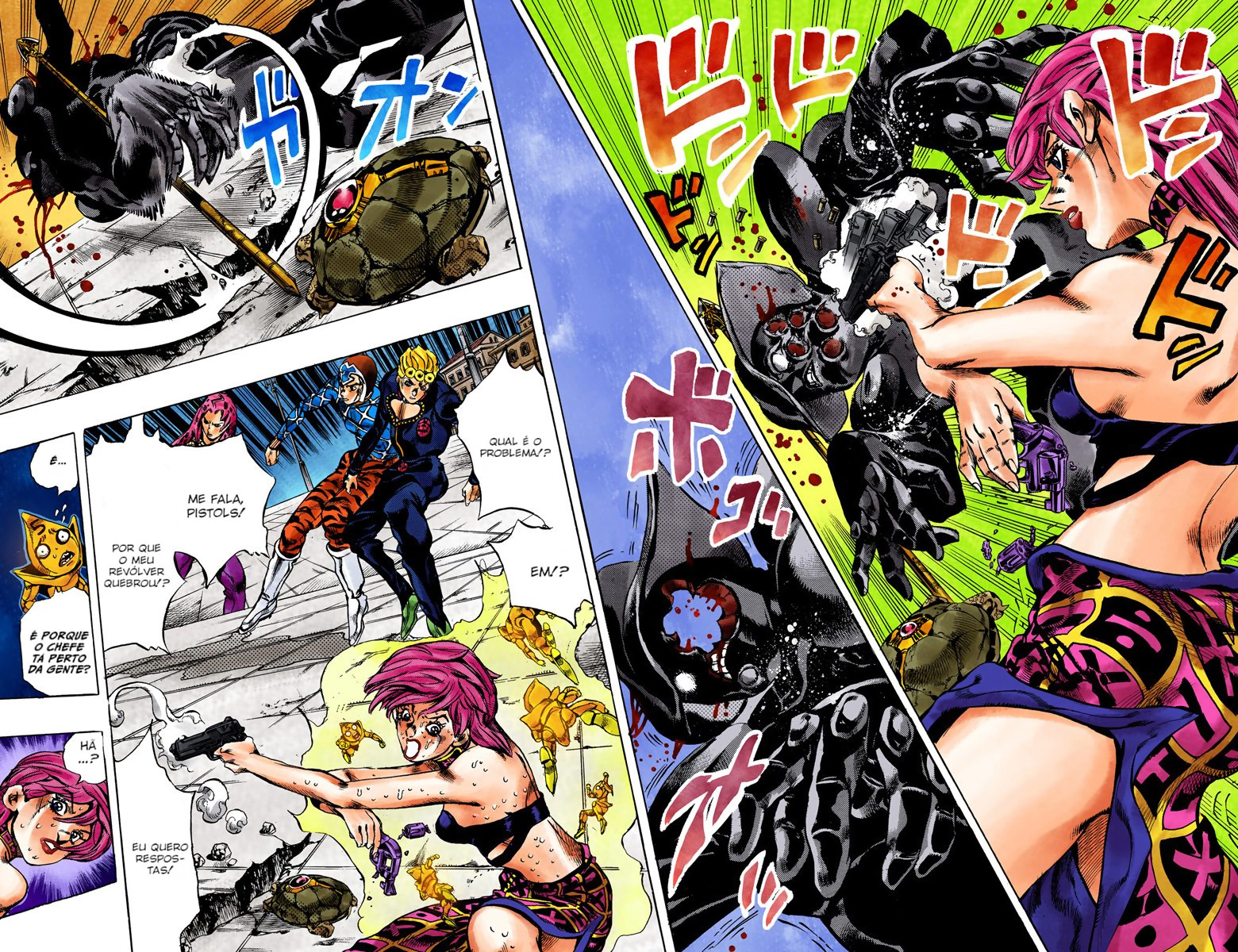 JoJo's Bizarre Adventure, Part 5: Golden Wind - Digital Colored Comics Capítulo 140 Página 3