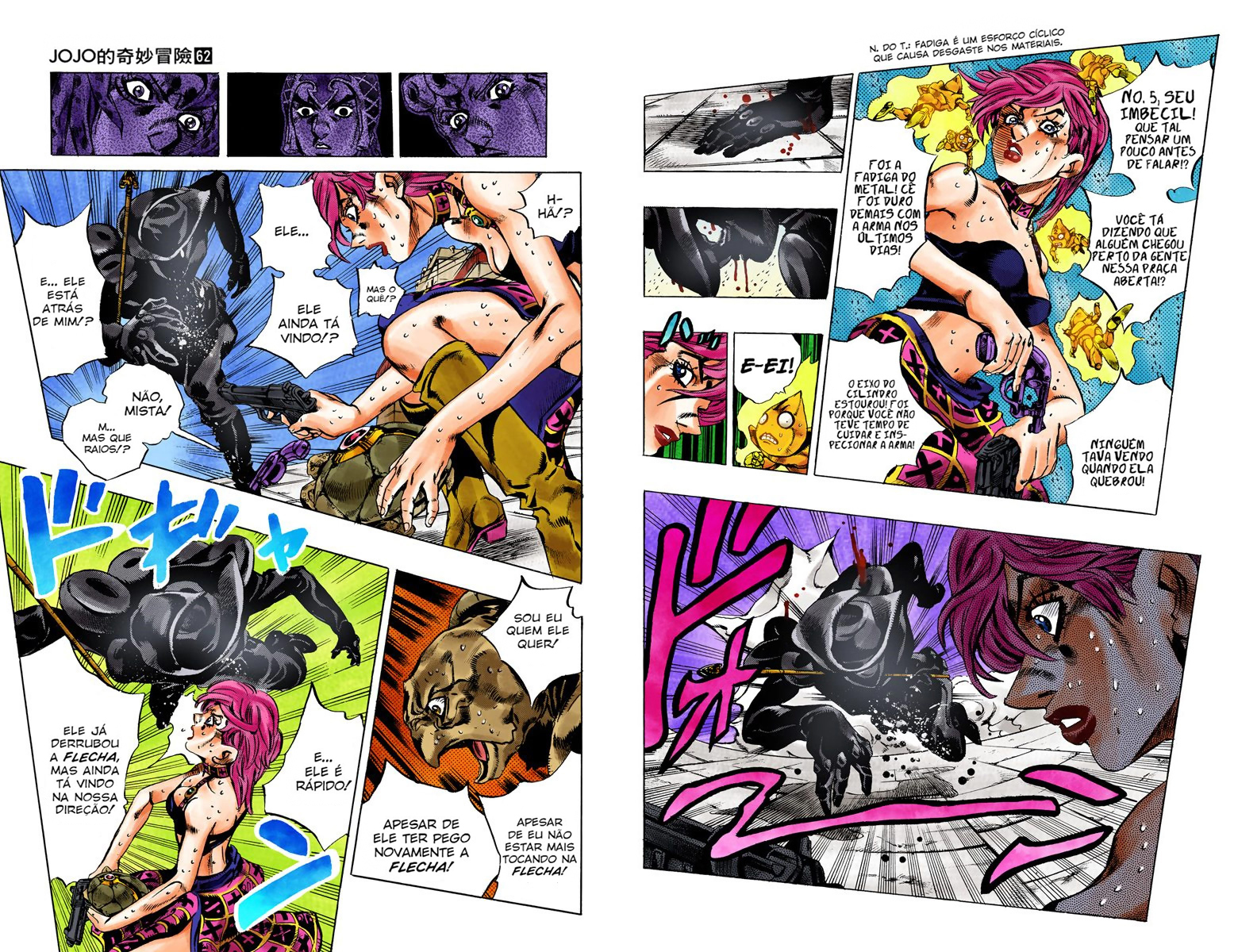 JoJo's Bizarre Adventure, Part 5: Golden Wind - Digital Colored Comics Capítulo 140 Página 4