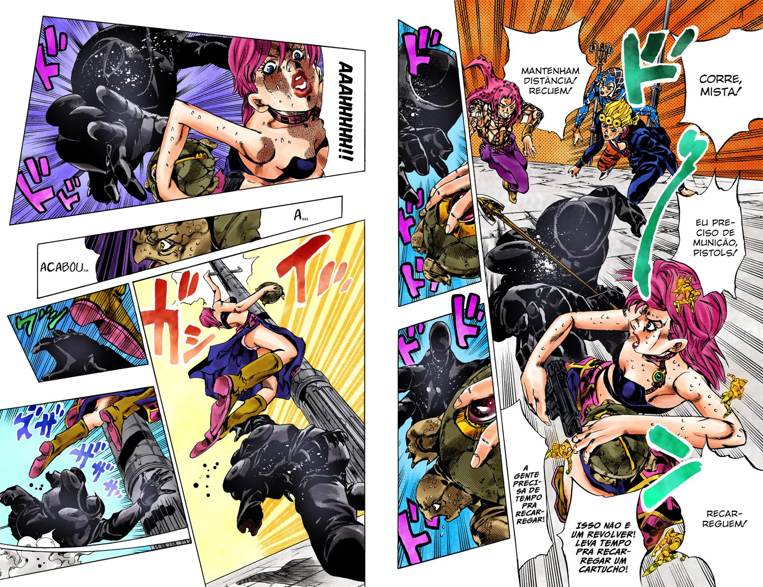 JoJo's Bizarre Adventure, Part 5: Golden Wind - Digital Colored Comics Capítulo 140 Página 6