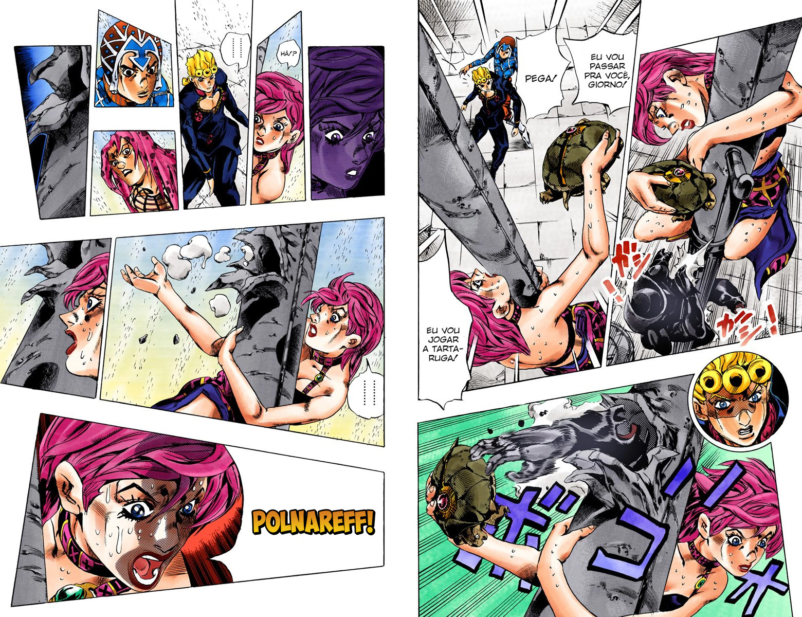 JoJo's Bizarre Adventure, Part 5: Golden Wind - Digital Colored Comics Capítulo 140 Página 7