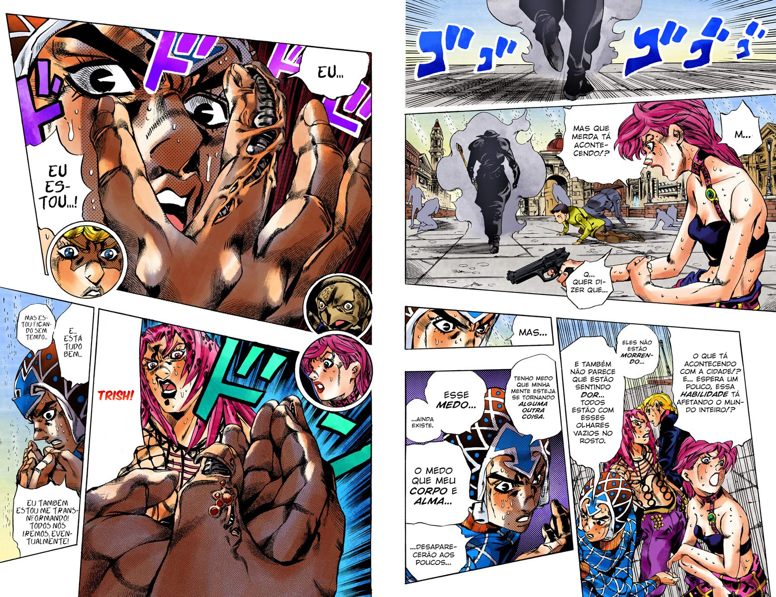 JoJo's Bizarre Adventure, Part 5: Golden Wind - Digital Colored Comics Capítulo 141 Página 2
