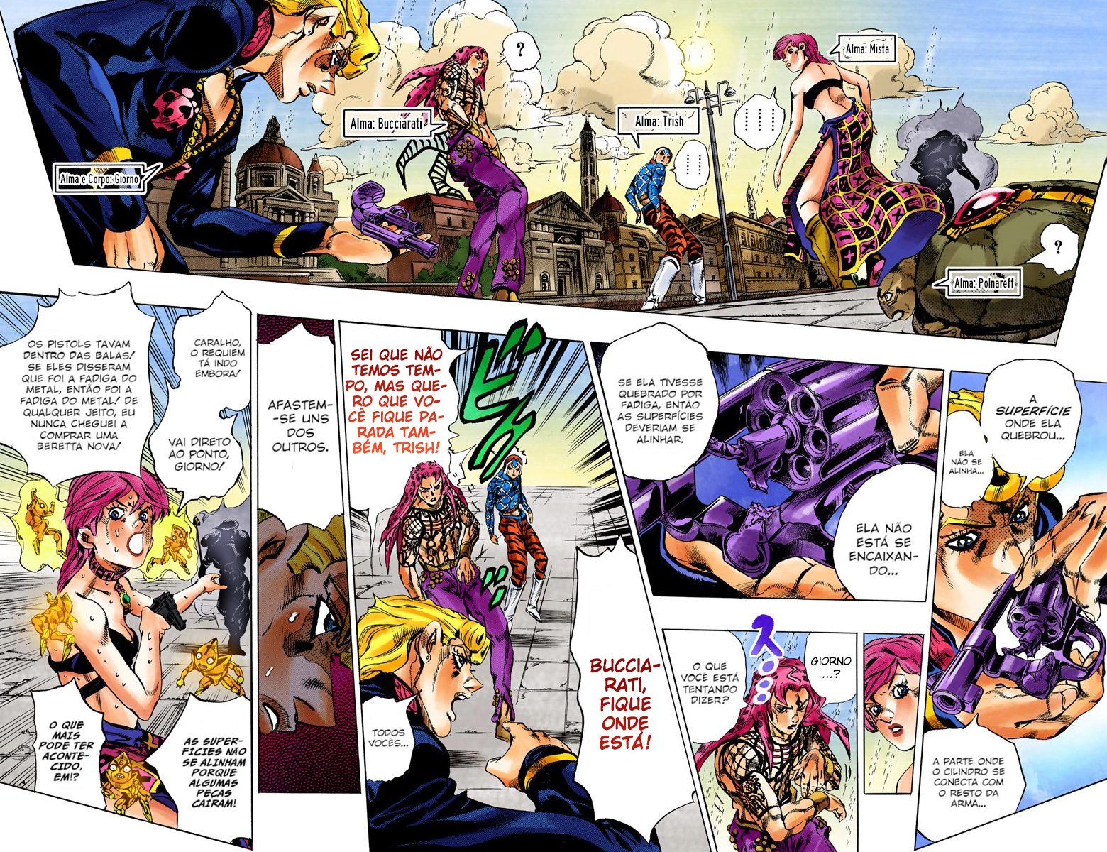 JoJo's Bizarre Adventure, Part 5: Golden Wind - Digital Colored Comics Capítulo 141 Página 6
