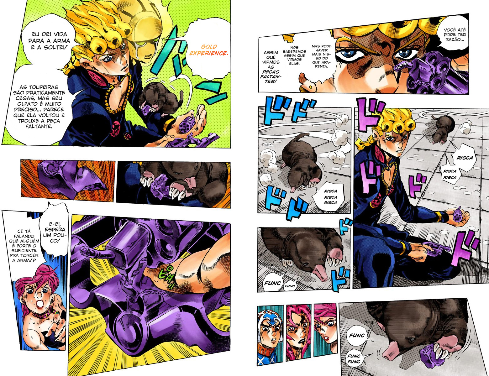JoJo's Bizarre Adventure, Part 5: Golden Wind - Digital Colored Comics Capítulo 141 Página 7