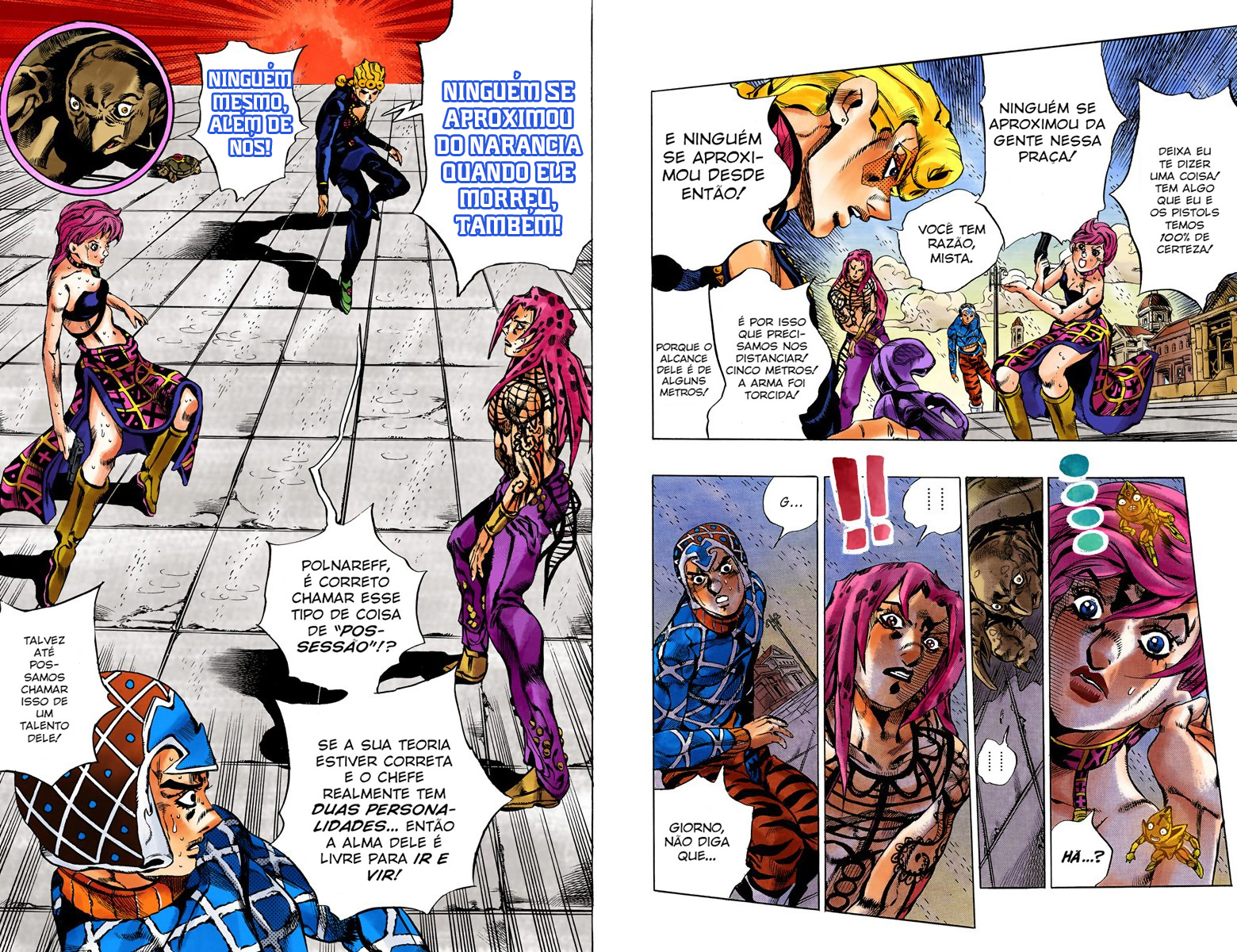 JoJo's Bizarre Adventure, Part 5: Golden Wind - Digital Colored Comics Capítulo 141 Página 8