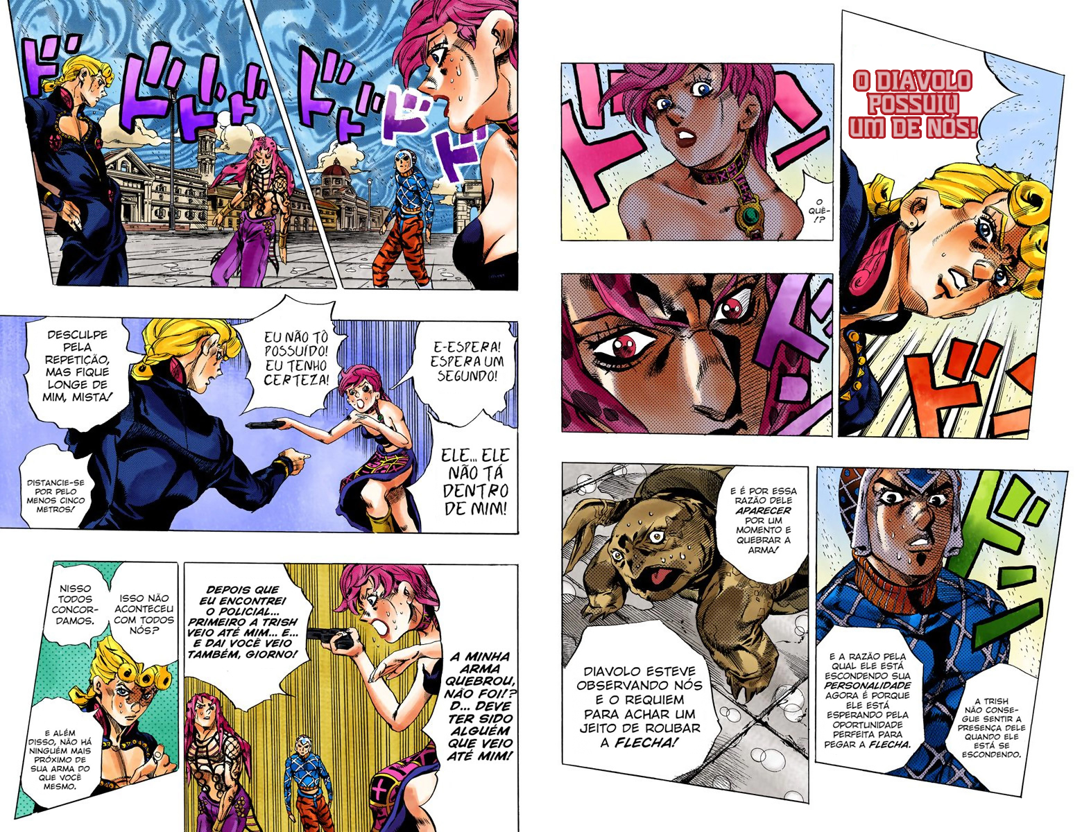 JoJo's Bizarre Adventure, Part 5: Golden Wind - Digital Colored Comics Capítulo 141 Página 9