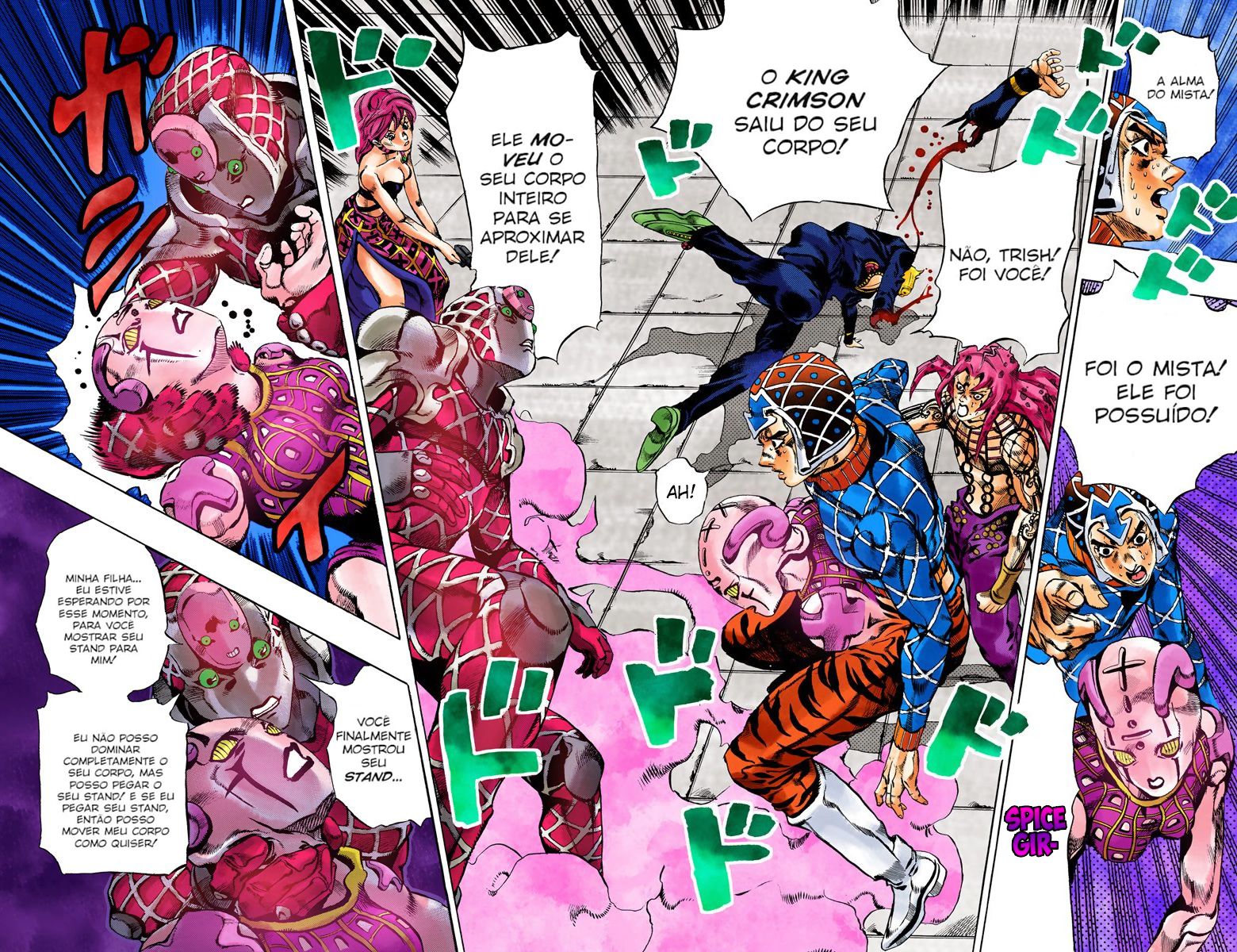 JoJo's Bizarre Adventure, Part 5: Golden Wind - Digital Colored Comics Capítulo 142 Página 10