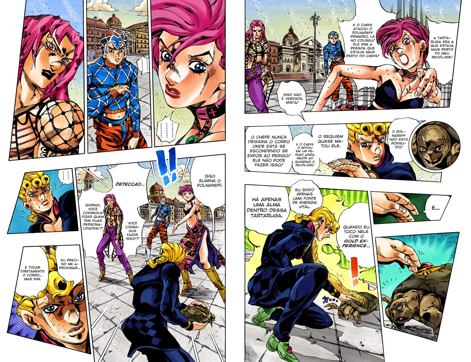 JoJo's Bizarre Adventure, Part 5: Golden Wind - Digital Colored Comics Capítulo 142 Página 3