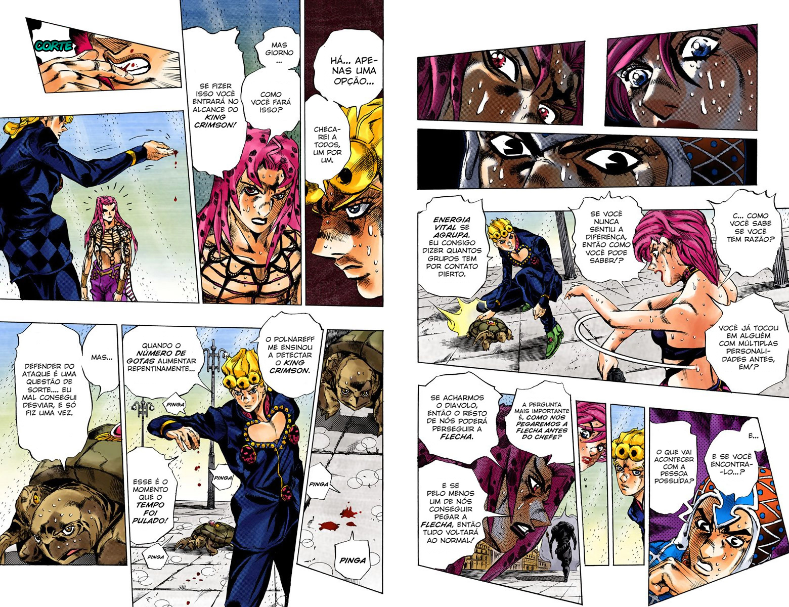 JoJo's Bizarre Adventure, Part 5: Golden Wind - Digital Colored Comics Capítulo 142 Página 4