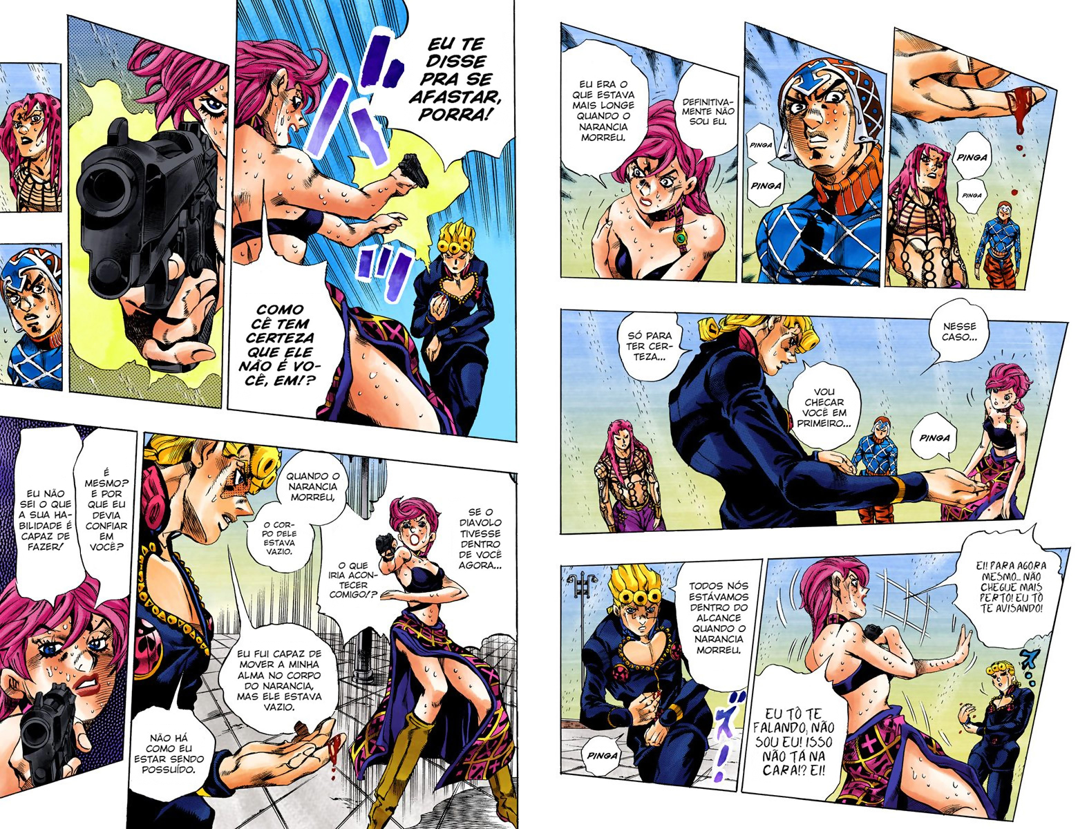 JoJo's Bizarre Adventure, Part 5: Golden Wind - Digital Colored Comics Capítulo 142 Página 5