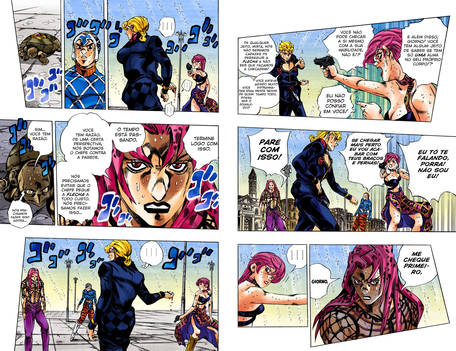 JoJo's Bizarre Adventure, Part 5: Golden Wind - Digital Colored Comics Capítulo 142 Página 6