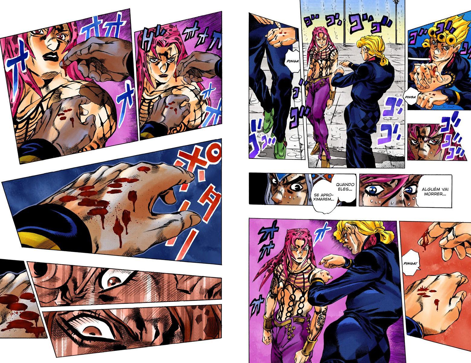 JoJo's Bizarre Adventure, Part 5: Golden Wind - Digital Colored Comics Capítulo 142 Página 7