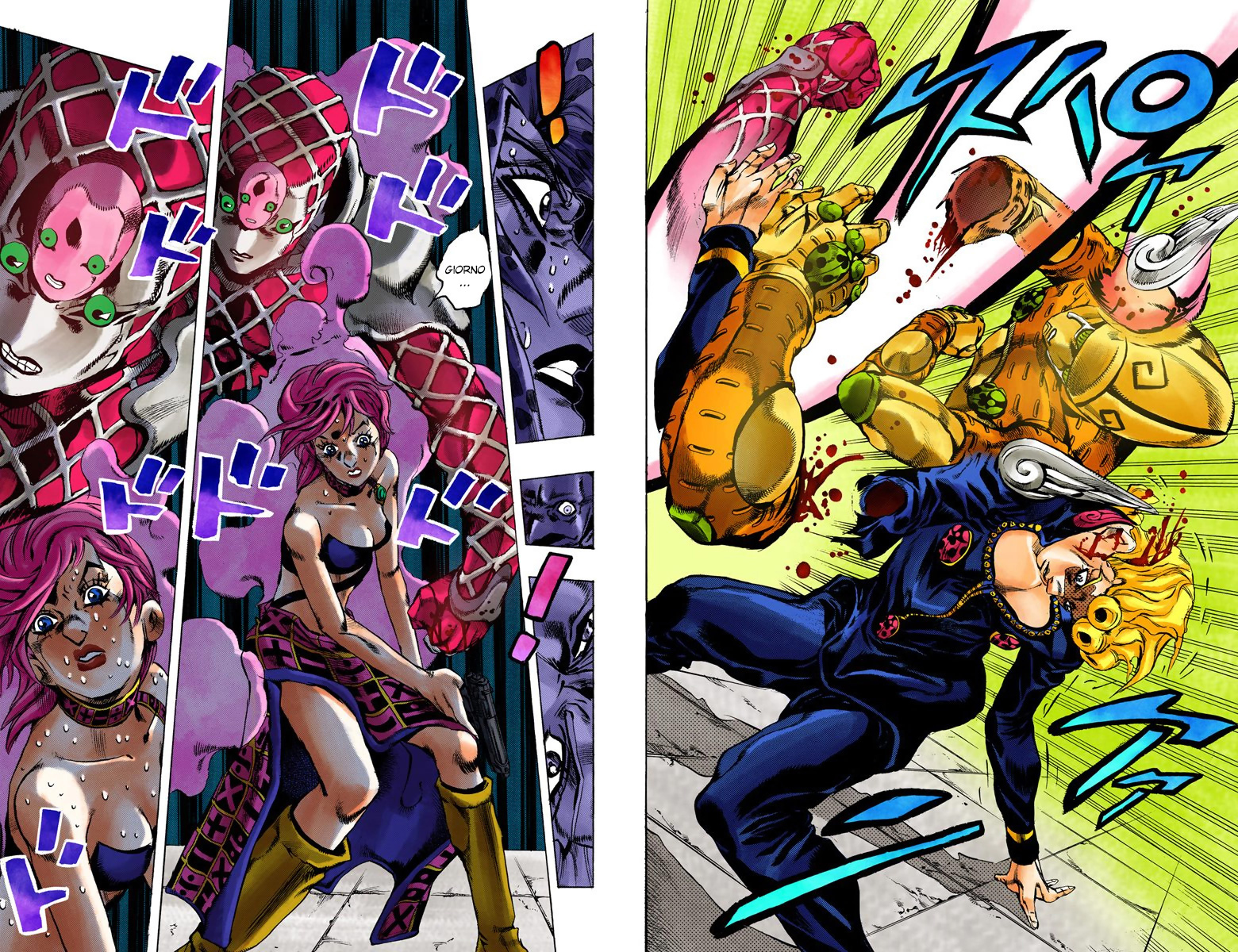 JoJo's Bizarre Adventure, Part 5: Golden Wind - Digital Colored Comics Capítulo 142 Página 9