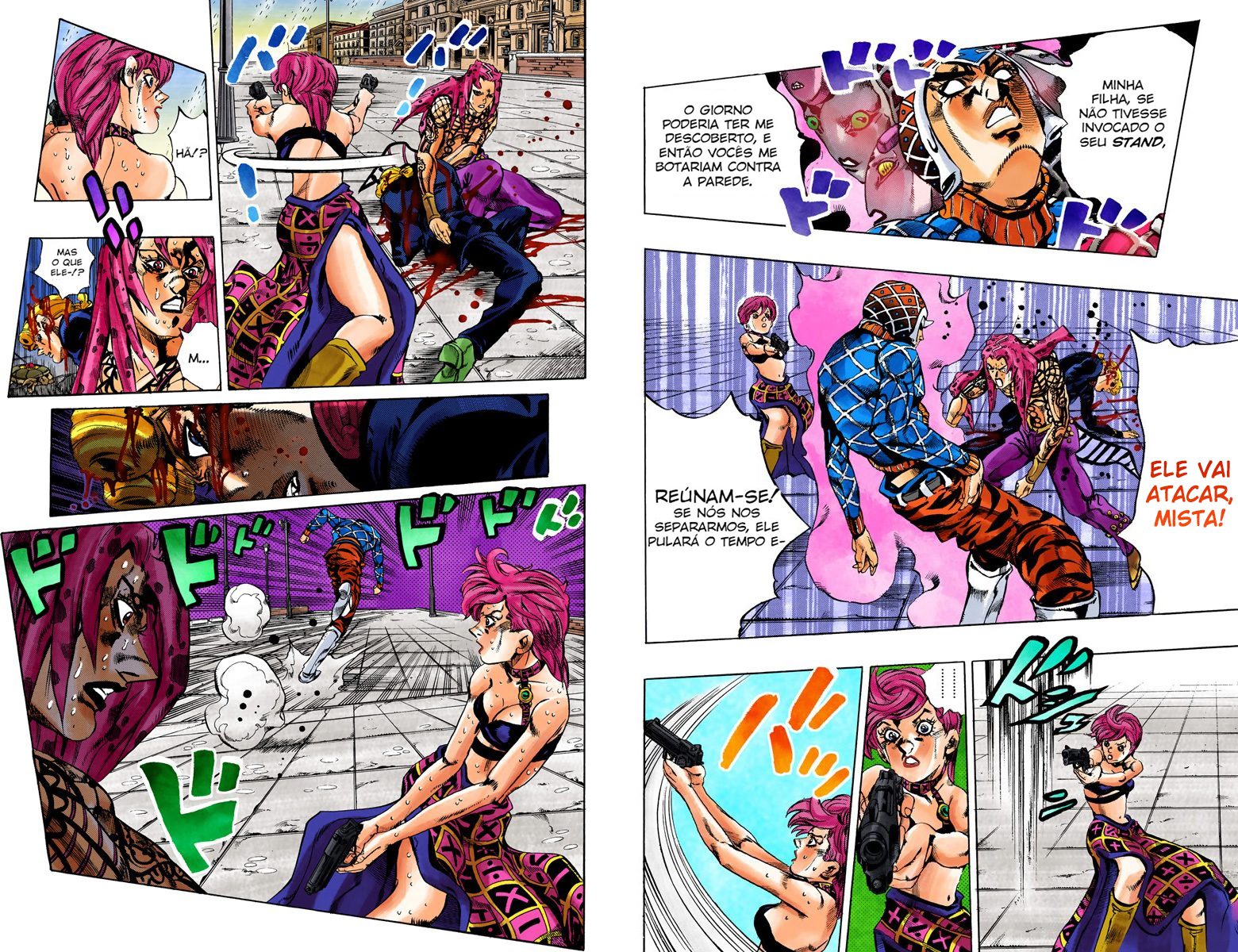 JoJo's Bizarre Adventure, Part 5: Golden Wind - Digital Colored Comics Capítulo 143 Página 3