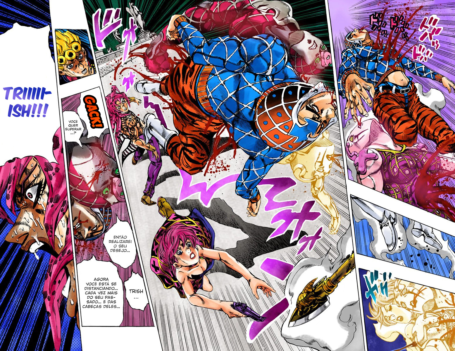 JoJo's Bizarre Adventure, Part 5: Golden Wind - Digital Colored Comics Capítulo 144 Página 11