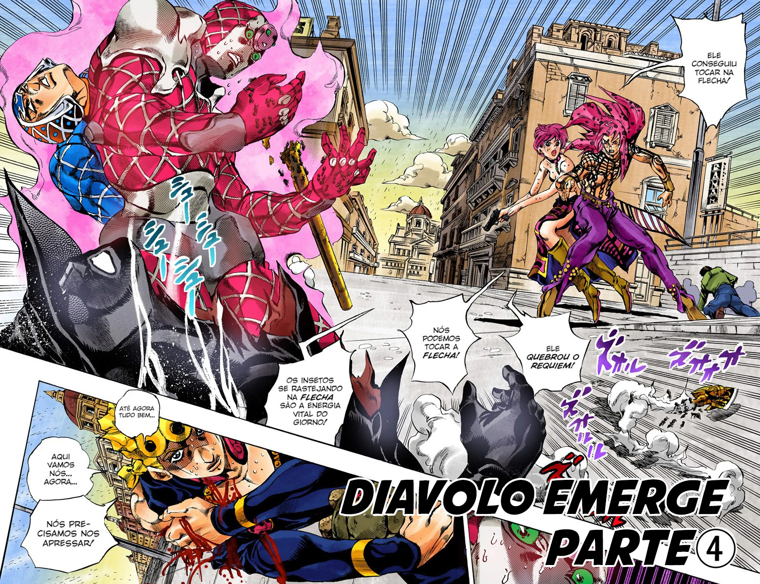 JoJo's Bizarre Adventure, Part 5: Golden Wind - Digital Colored Comics Capítulo 144 Página 3