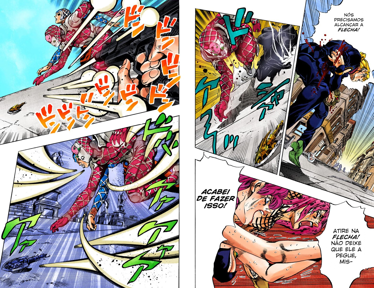 JoJo's Bizarre Adventure, Part 5: Golden Wind - Digital Colored Comics Capítulo 144 Página 4