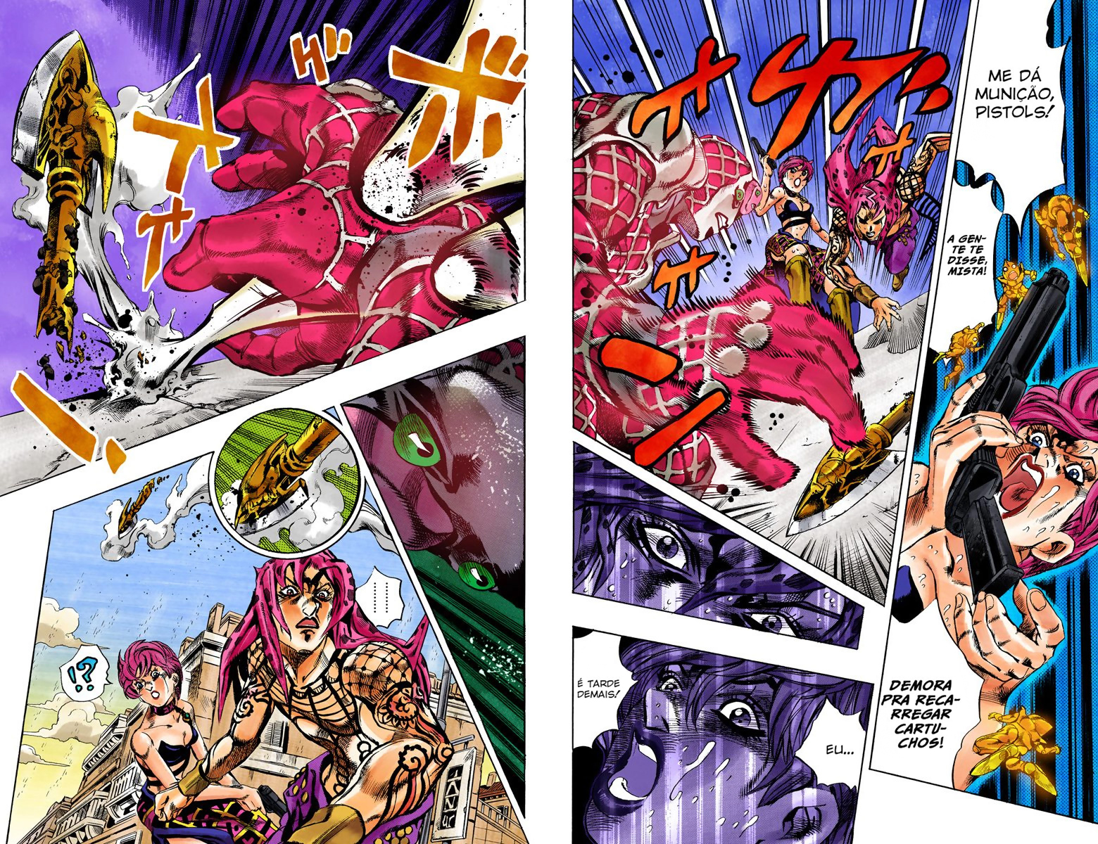 JoJo's Bizarre Adventure, Part 5: Golden Wind - Digital Colored Comics Capítulo 144 Página 7