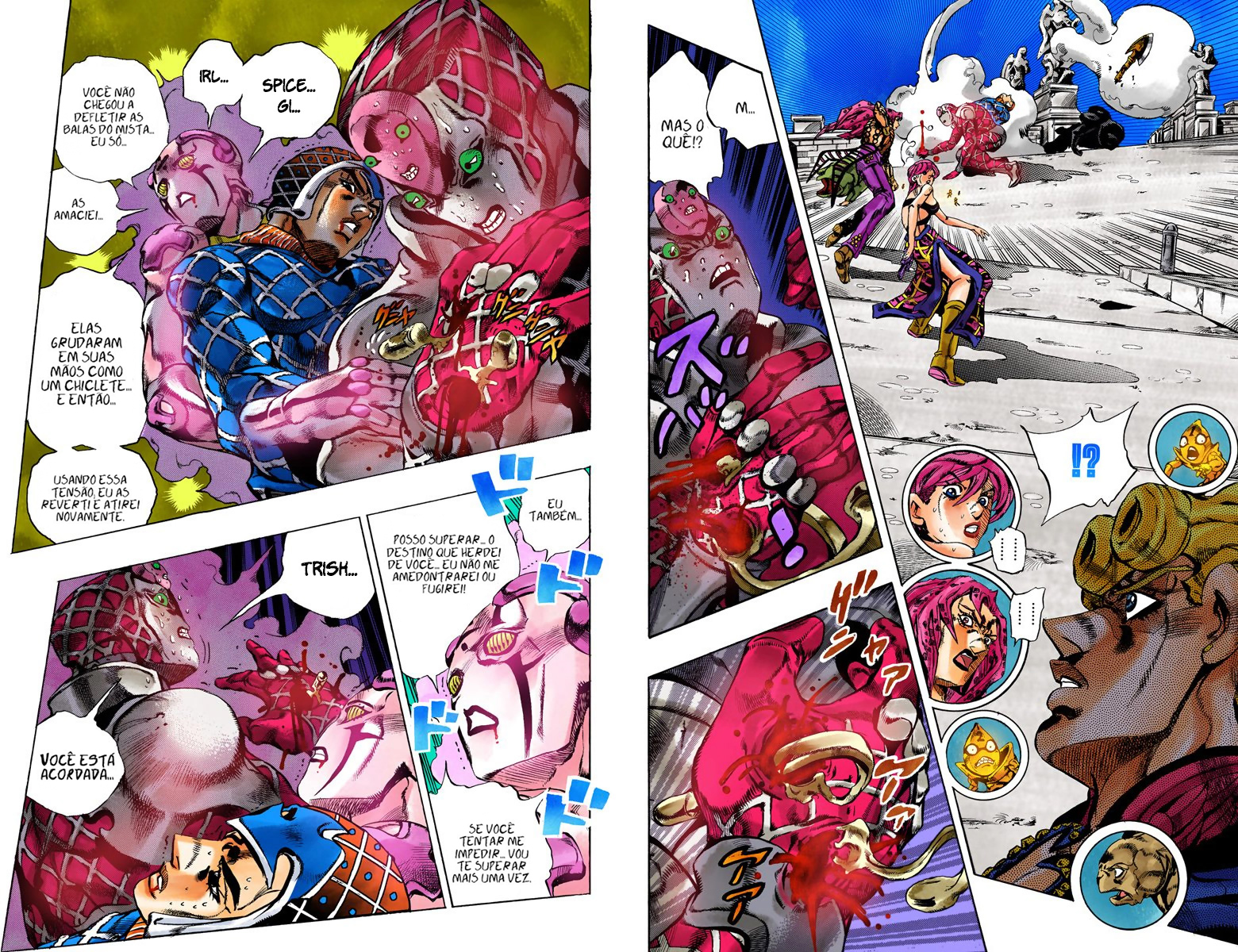 JoJo's Bizarre Adventure, Part 5: Golden Wind - Digital Colored Comics Capítulo 144 Página 8