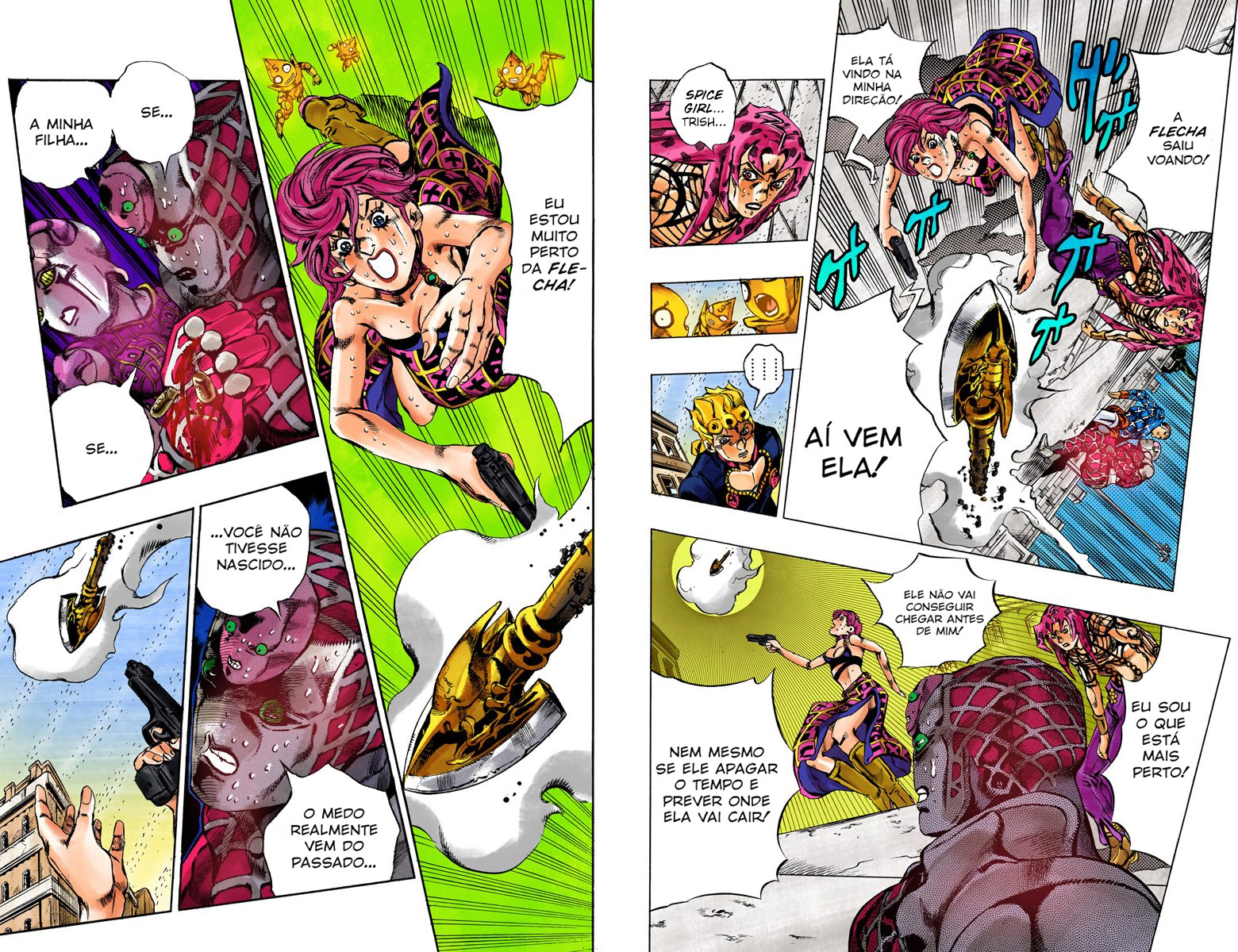 JoJo's Bizarre Adventure, Part 5: Golden Wind - Digital Colored Comics Capítulo 144 Página 9