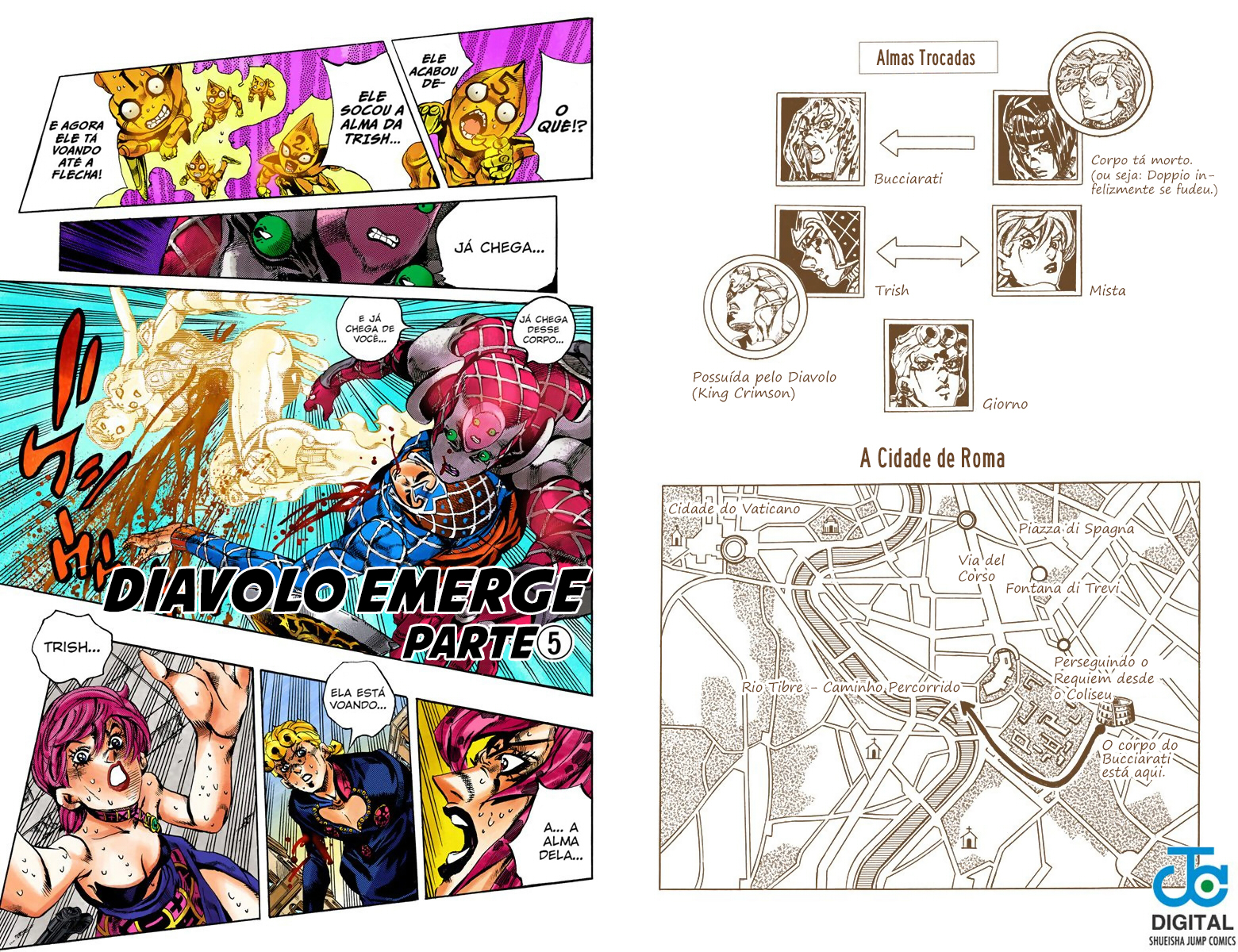 JoJo's Bizarre Adventure, Part 5: Golden Wind - Digital Colored Comics Capítulo 145 Página 1
