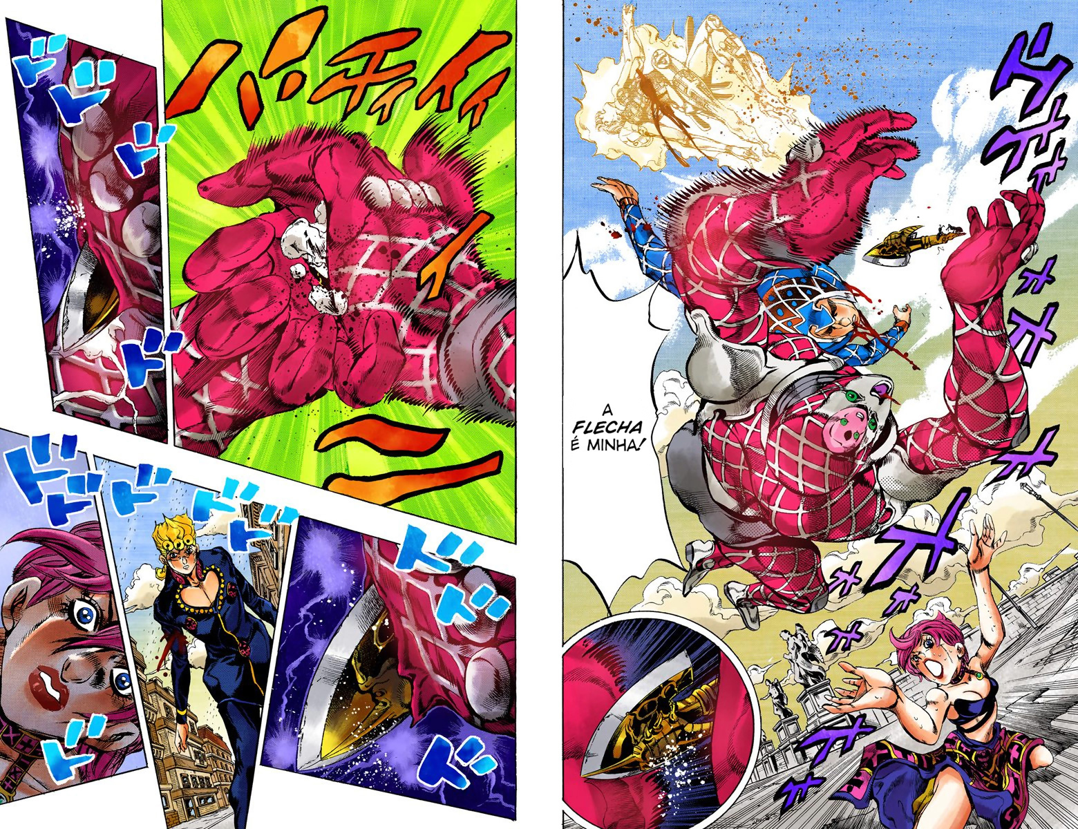 JoJo's Bizarre Adventure, Part 5: Golden Wind - Digital Colored Comics Capítulo 145 Página 3