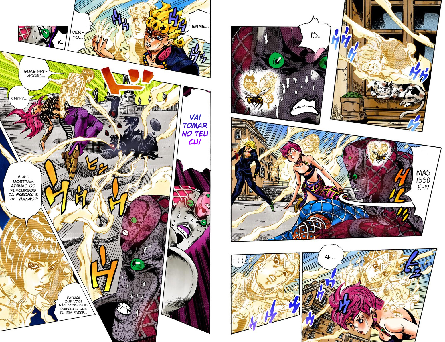 JoJo's Bizarre Adventure, Part 5: Golden Wind - Digital Colored Comics Capítulo 145 Página 6