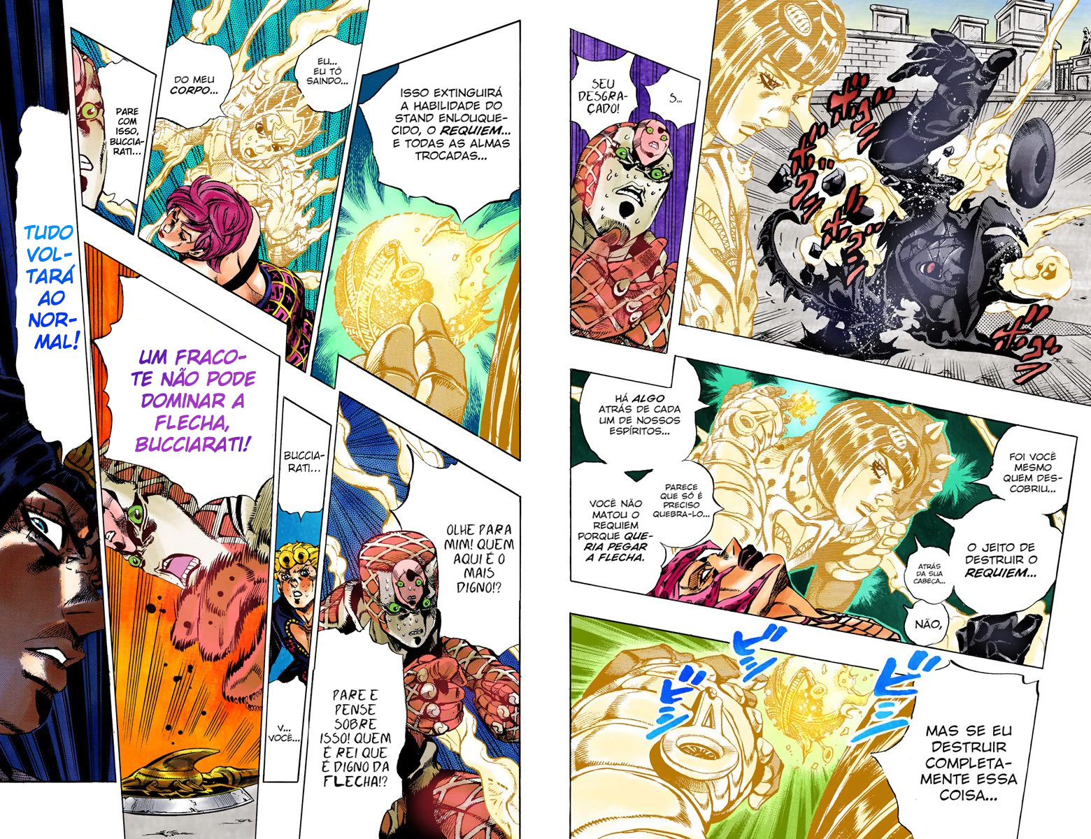 JoJo's Bizarre Adventure, Part 5: Golden Wind - Digital Colored Comics Capítulo 145 Página 7