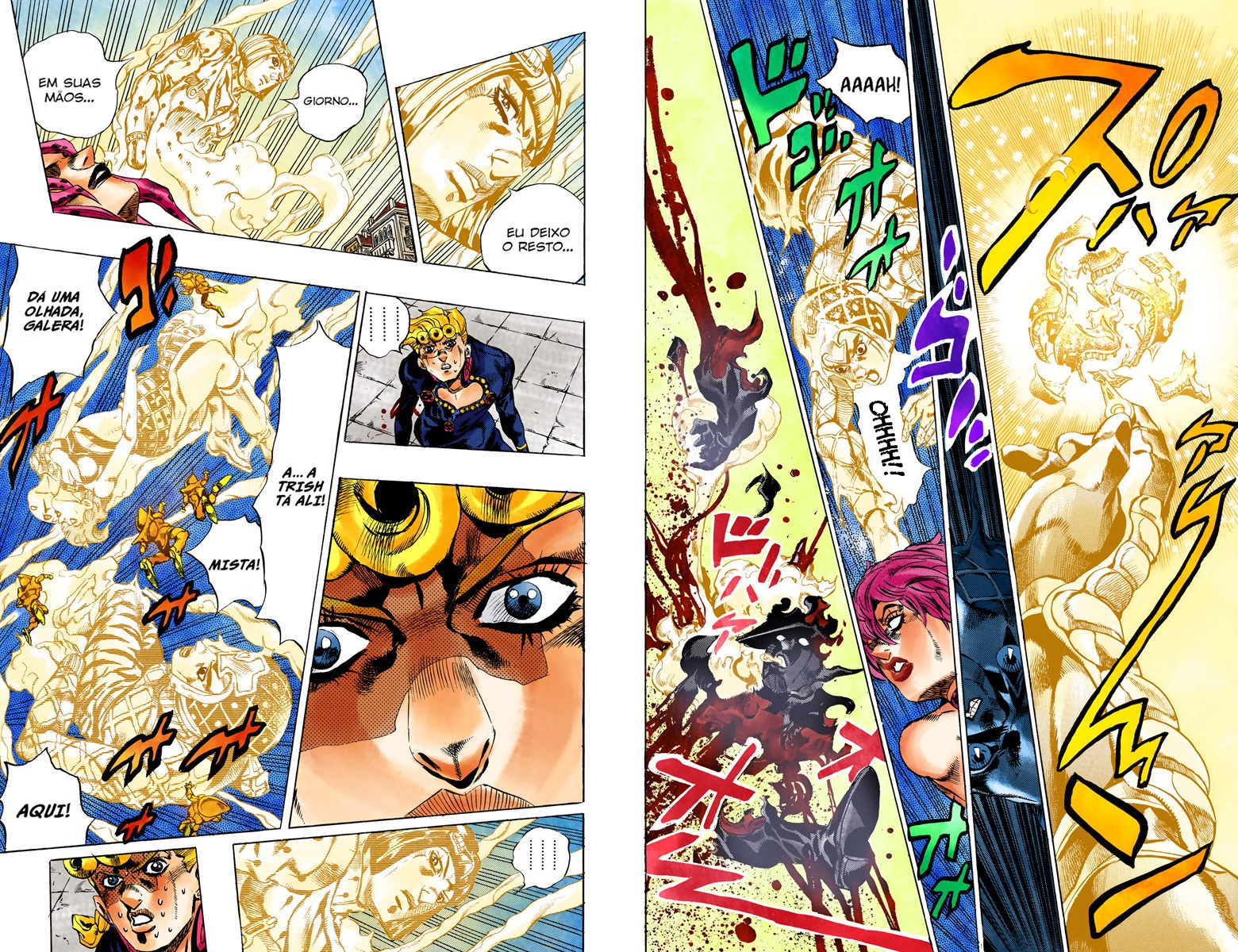 JoJo's Bizarre Adventure, Part 5: Golden Wind - Digital Colored Comics Capítulo 145 Página 8
