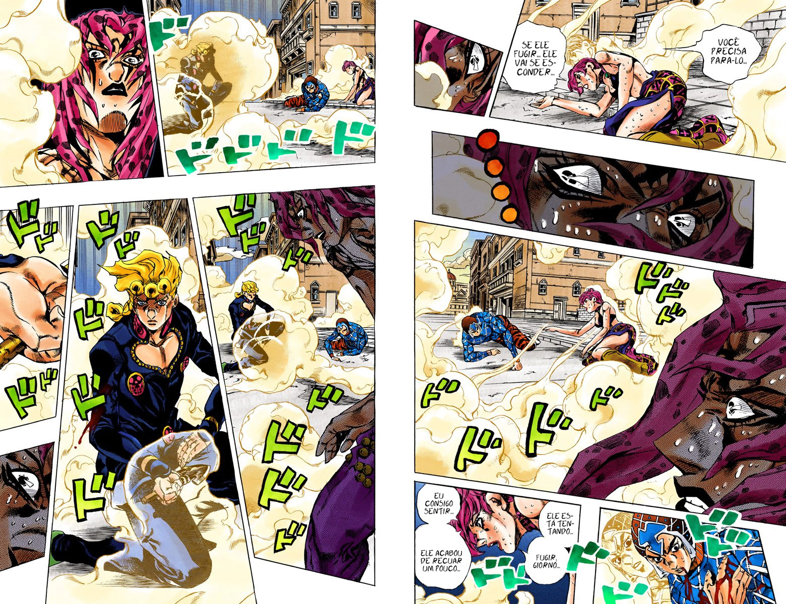 JoJo's Bizarre Adventure, Part 5: Golden Wind - Digital Colored Comics Capítulo 146 Página 4