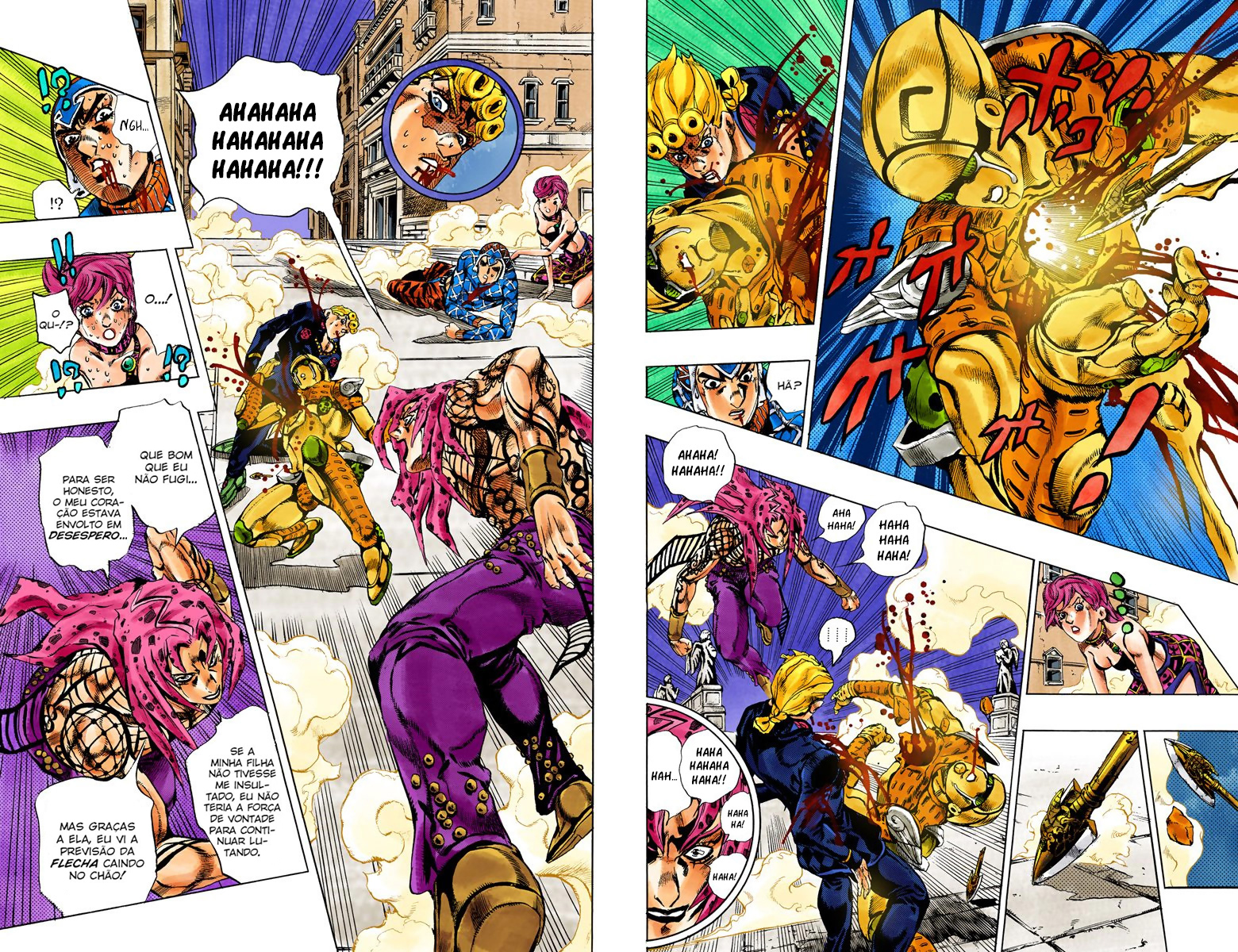 JoJo's Bizarre Adventure, Part 5: Golden Wind - Digital Colored Comics Capítulo 146 Página 8