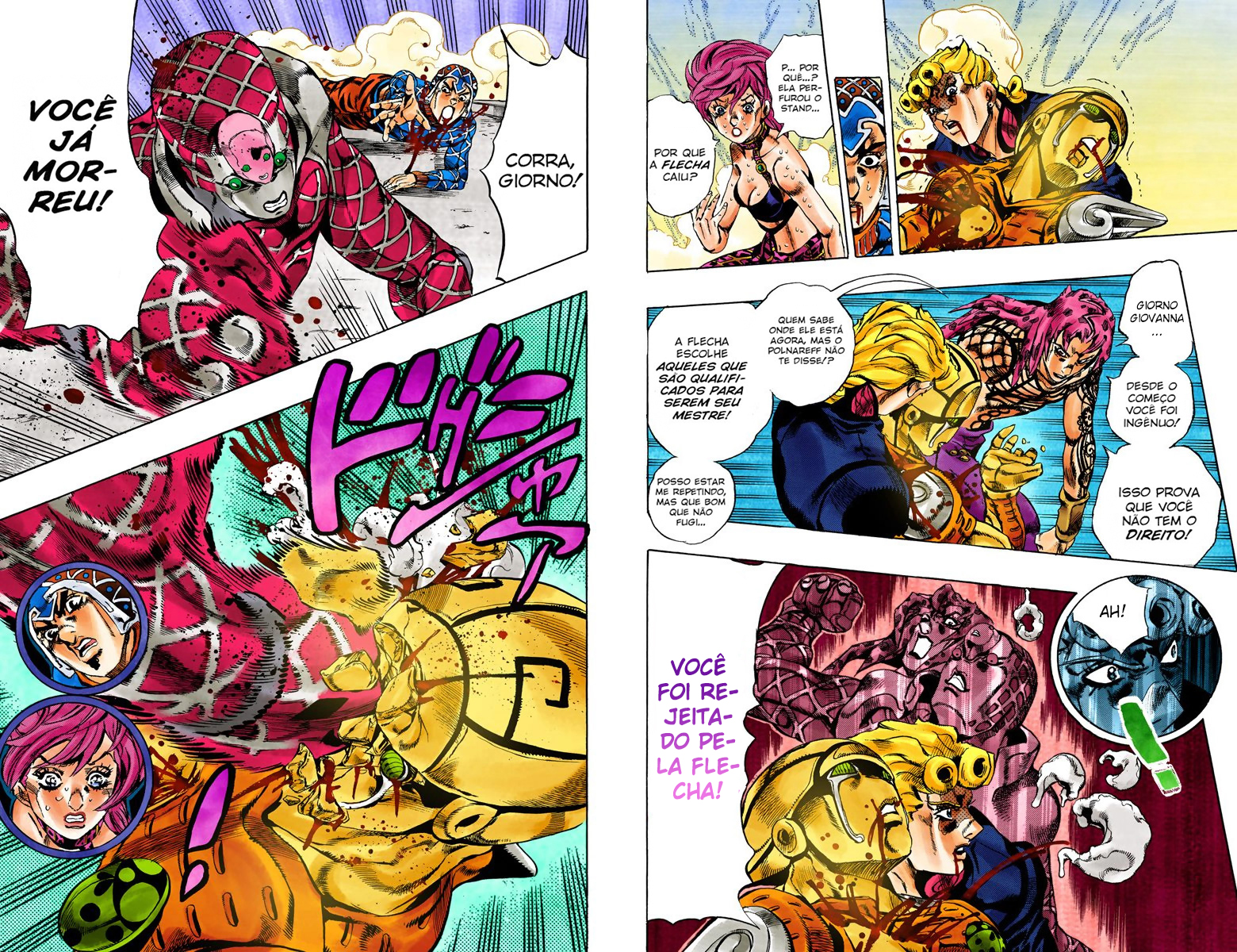 JoJo's Bizarre Adventure, Part 5: Golden Wind - Digital Colored Comics Capítulo 146 Página 9