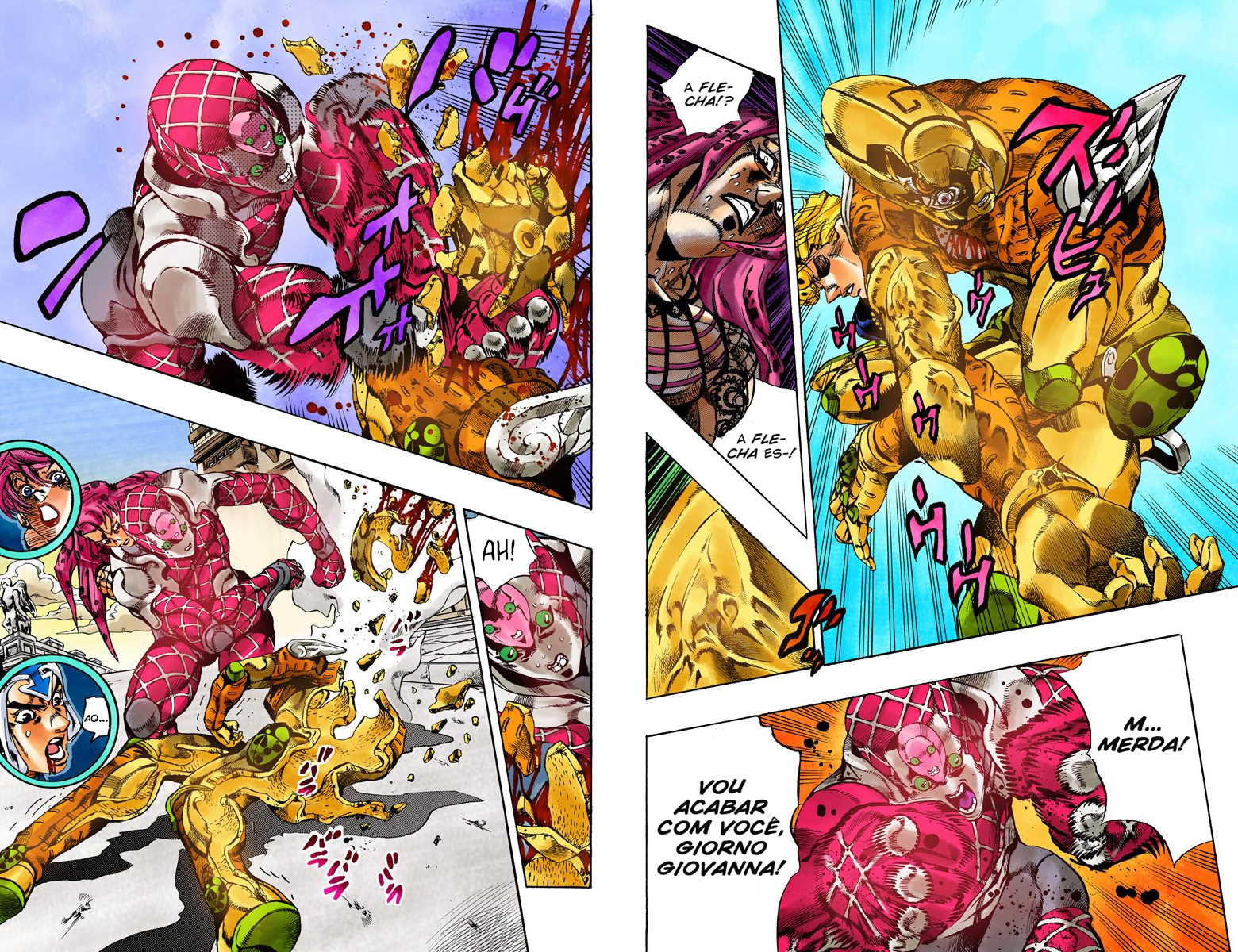 JoJo's Bizarre Adventure, Part 5: Golden Wind - Digital Colored Comics Capítulo 147 Página 3