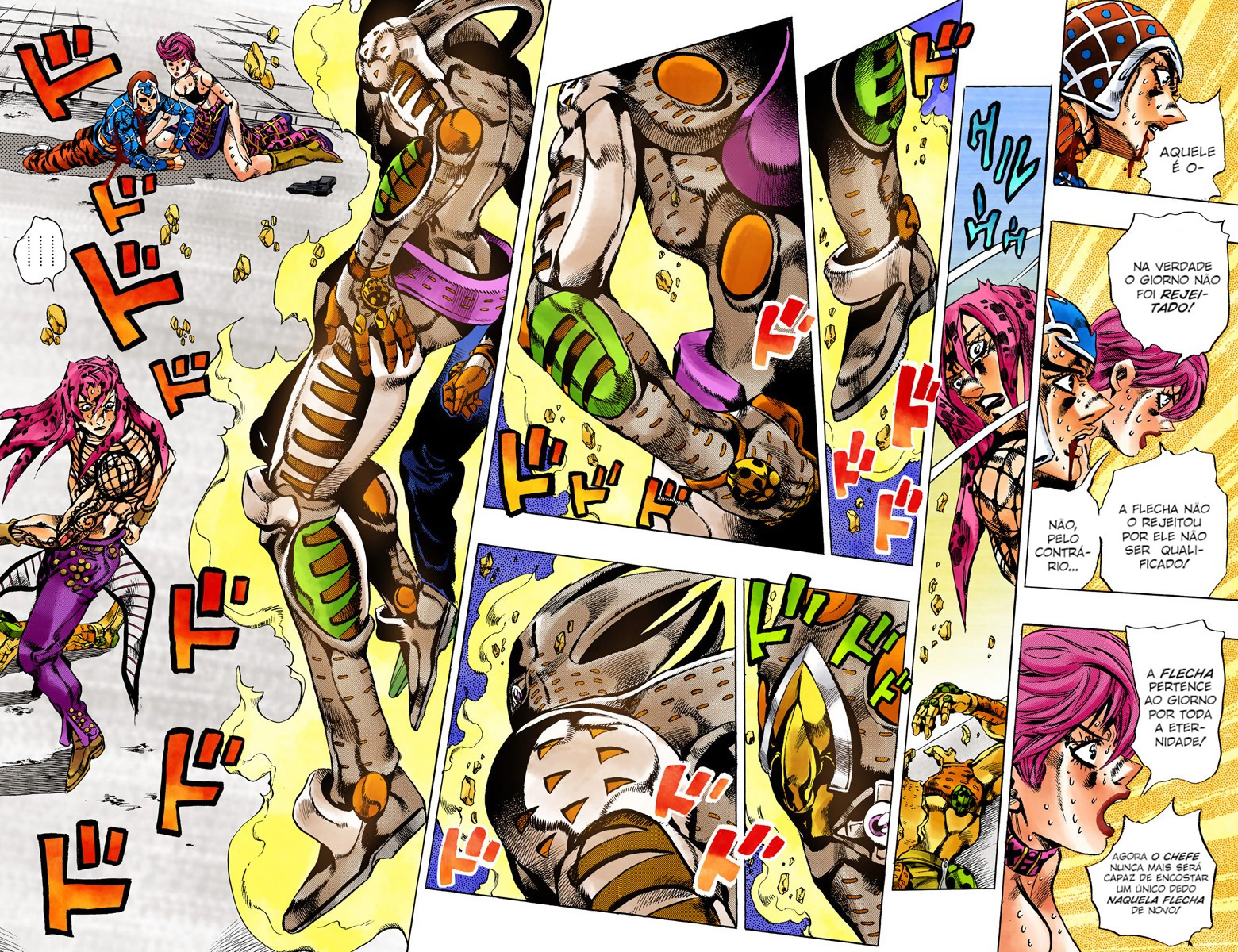 JoJo's Bizarre Adventure, Part 5: Golden Wind - Digital Colored Comics Capítulo 147 Página 4