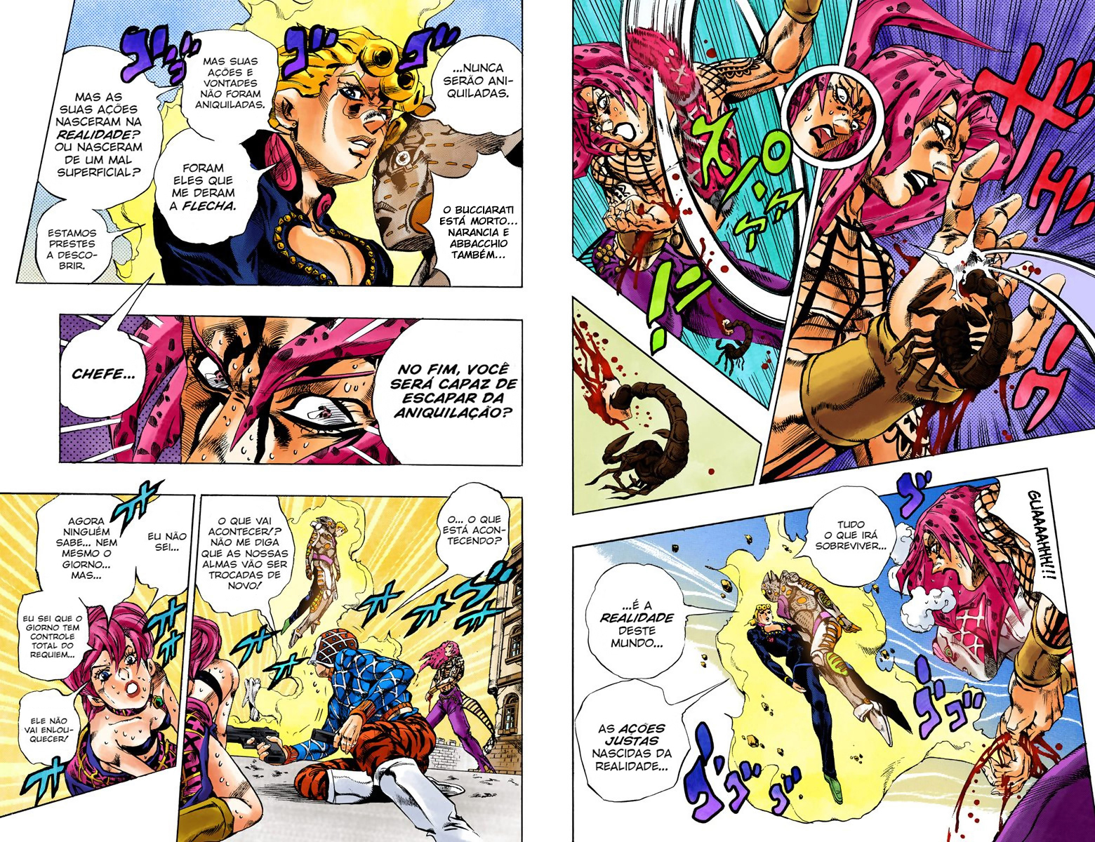 JoJo's Bizarre Adventure, Part 5: Golden Wind - Digital Colored Comics Capítulo 147 Página 7