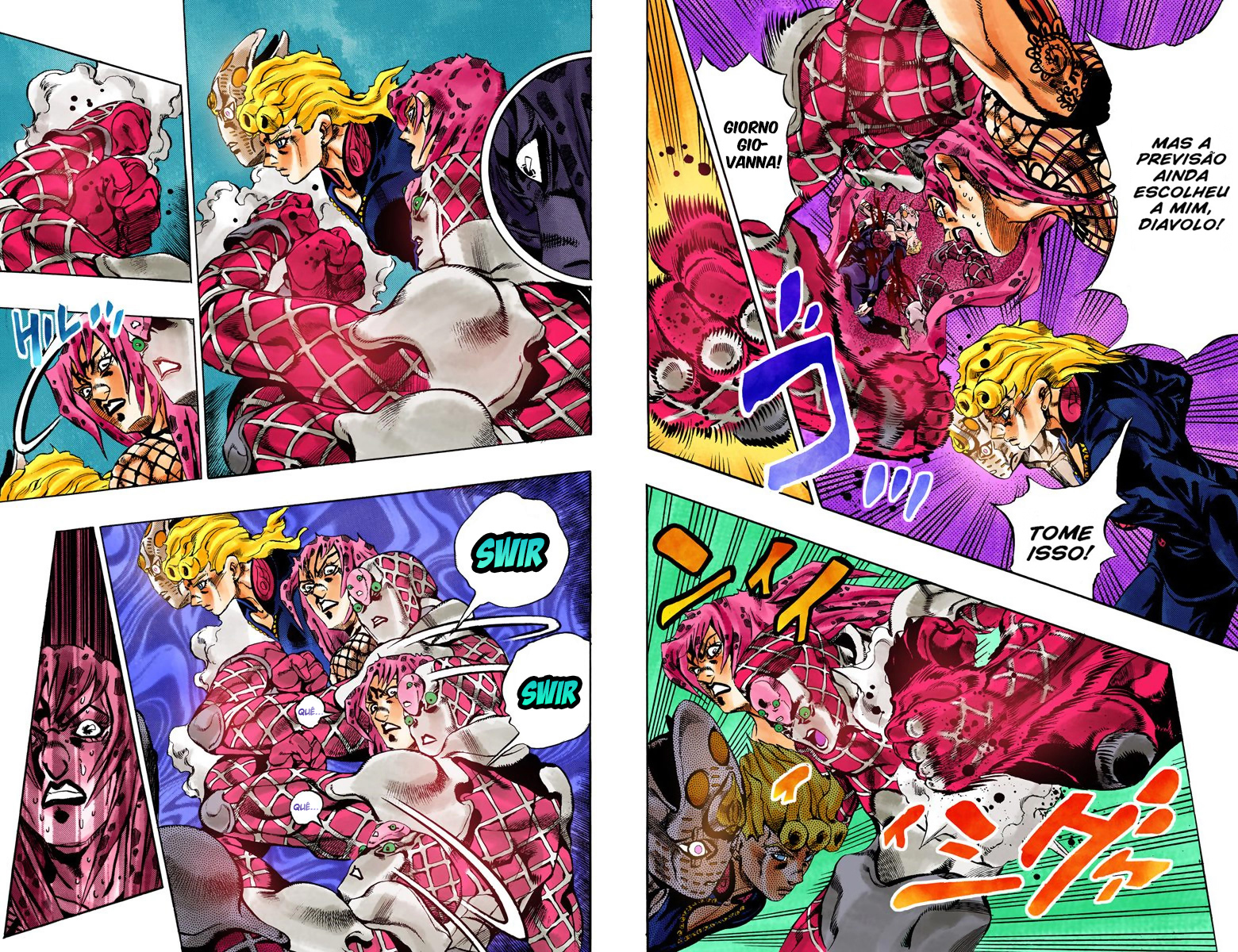 JoJo's Bizarre Adventure, Part 5: Golden Wind - Digital Colored Comics Capítulo 148 Página 7