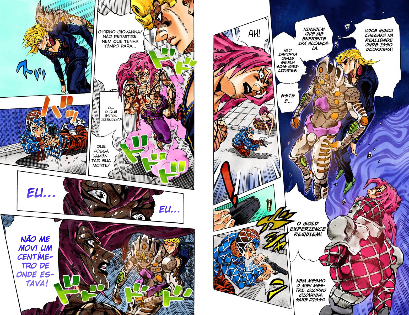 JoJo's Bizarre Adventure, Part 5: Golden Wind - Digital Colored Comics Capítulo 148 Página 9